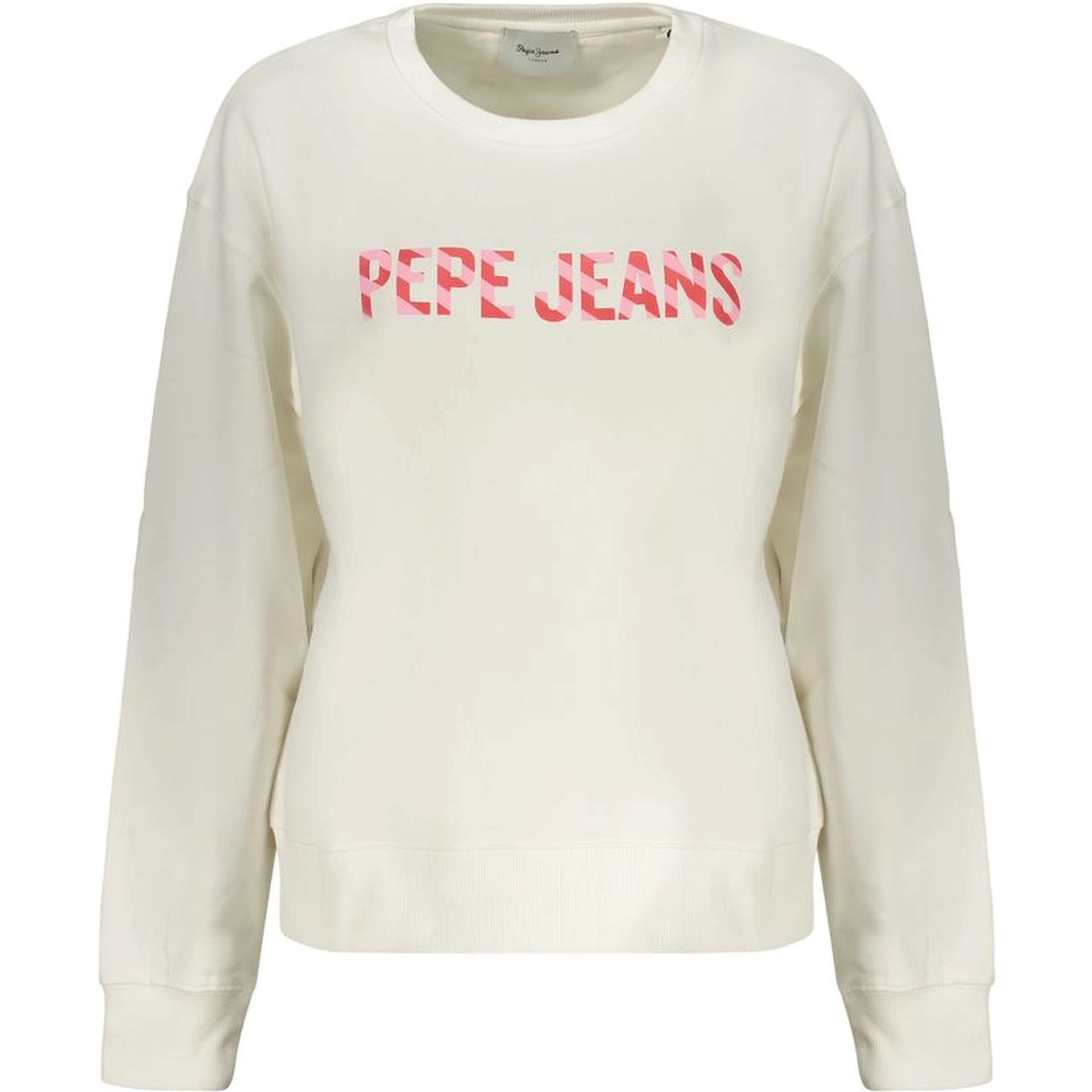 White Cotton Women's Sweatshirt