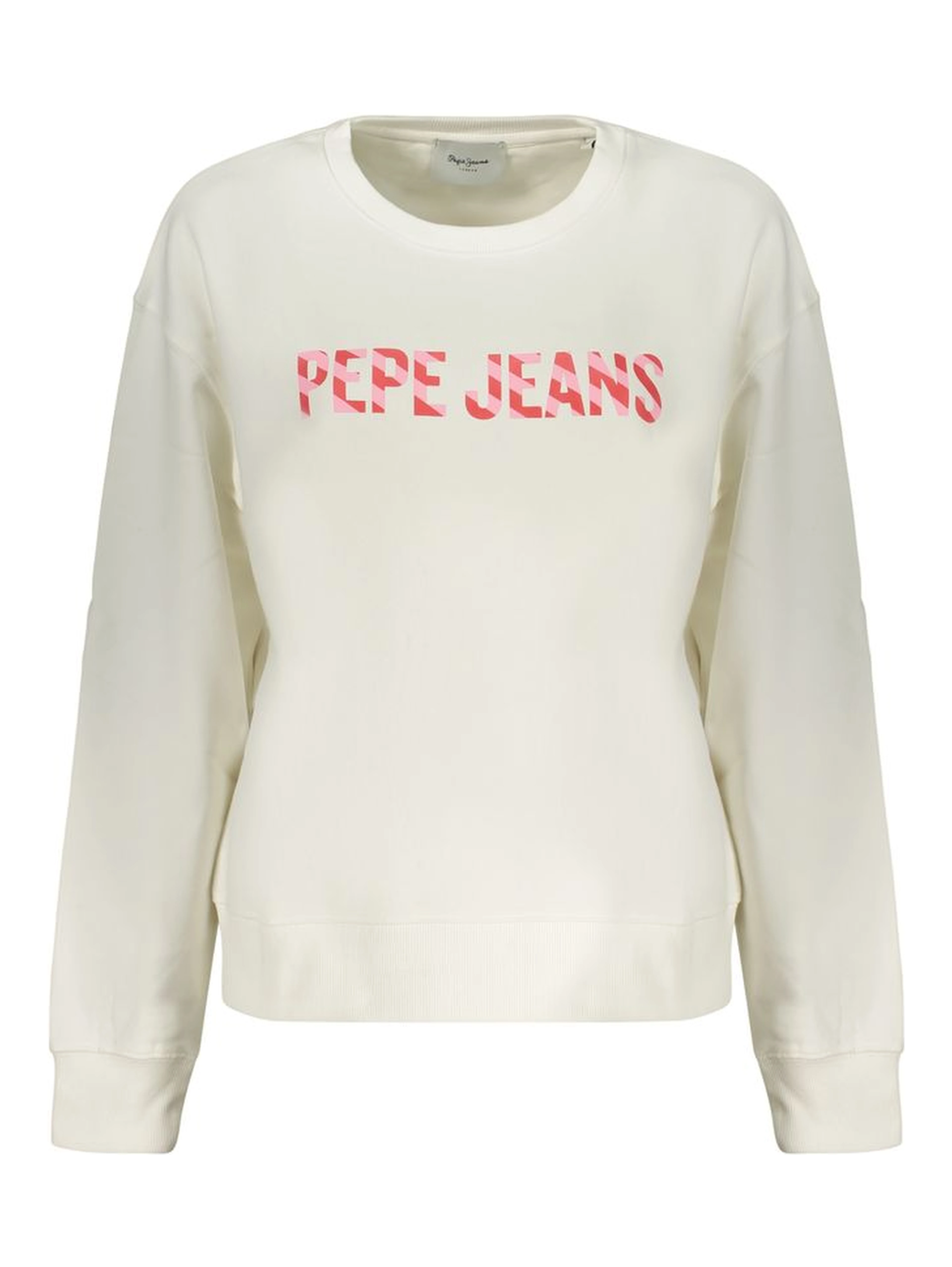 White Cotton Women's Sweatshirt