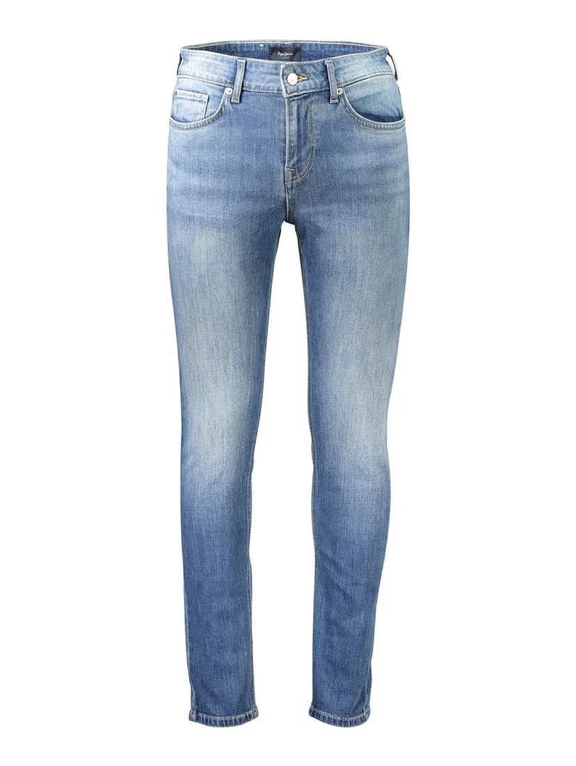 Blue Cotton Mens Jean