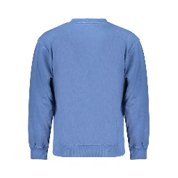 Blue Cotton Men's Sweatshirt