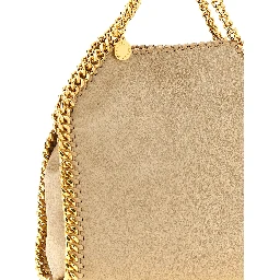 Beige Polyester Shoulder Bag