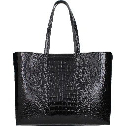 Black Leather Shoulder Bag