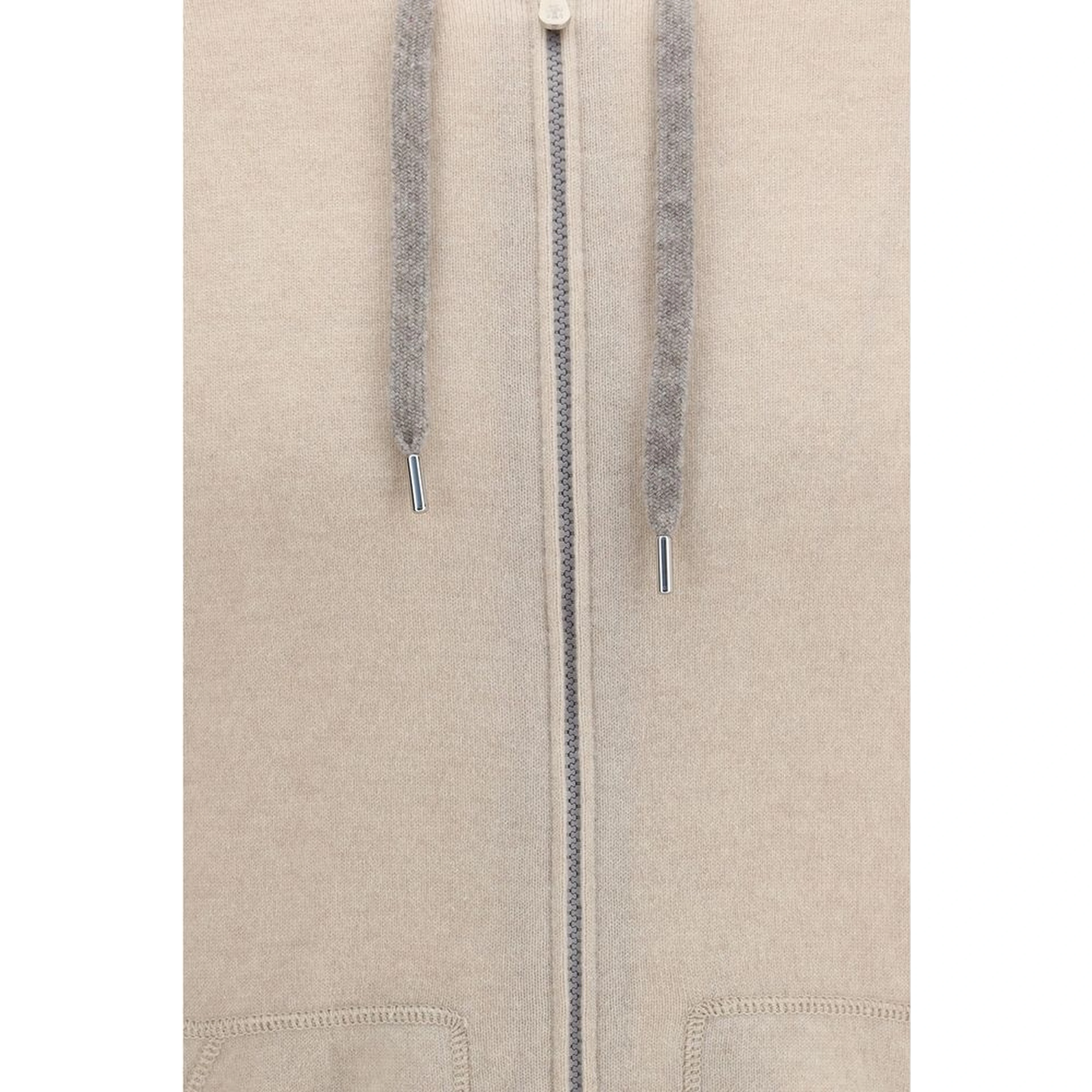 Beige Cashmere Sweatshirt