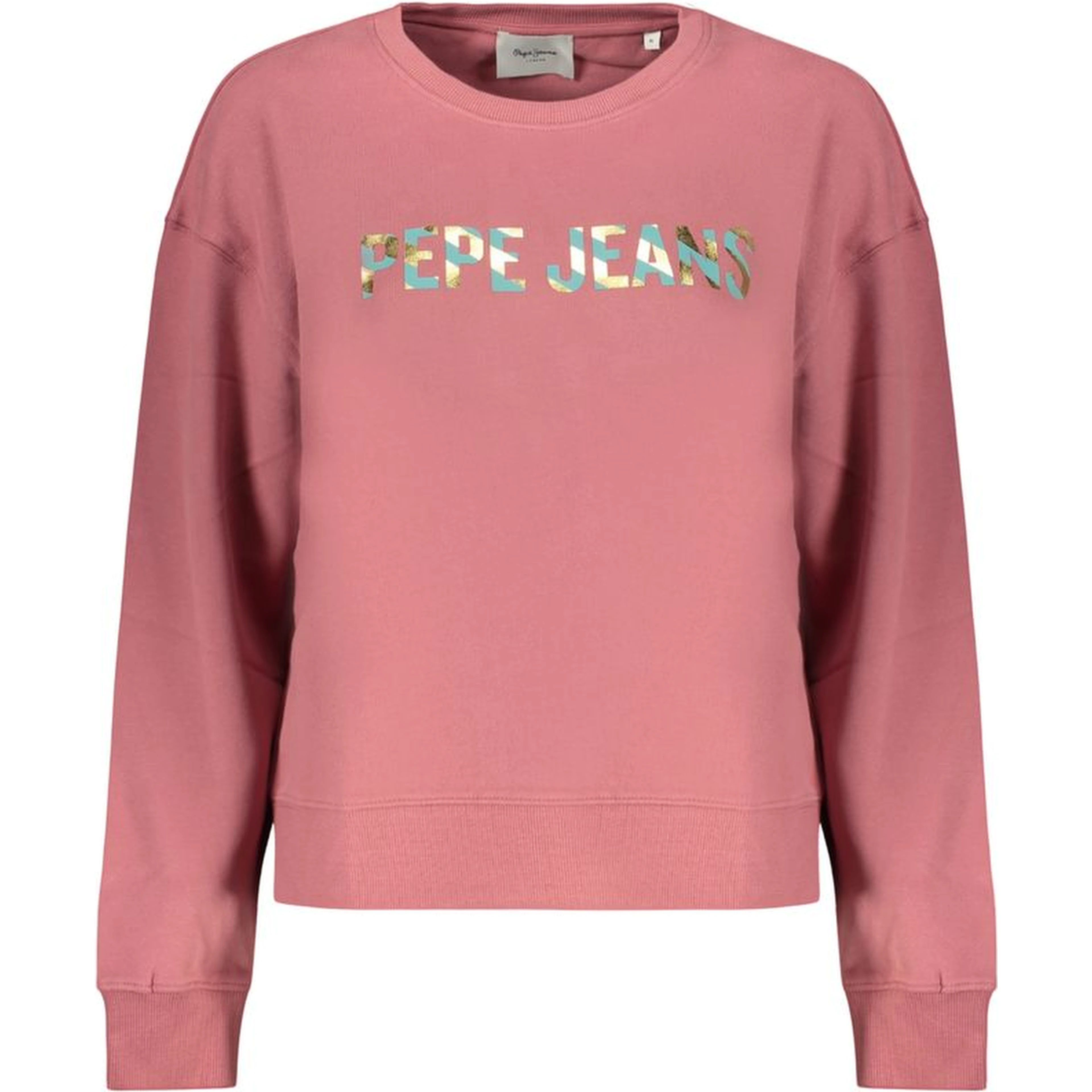 Pink Cotton Women Sweatshirt
