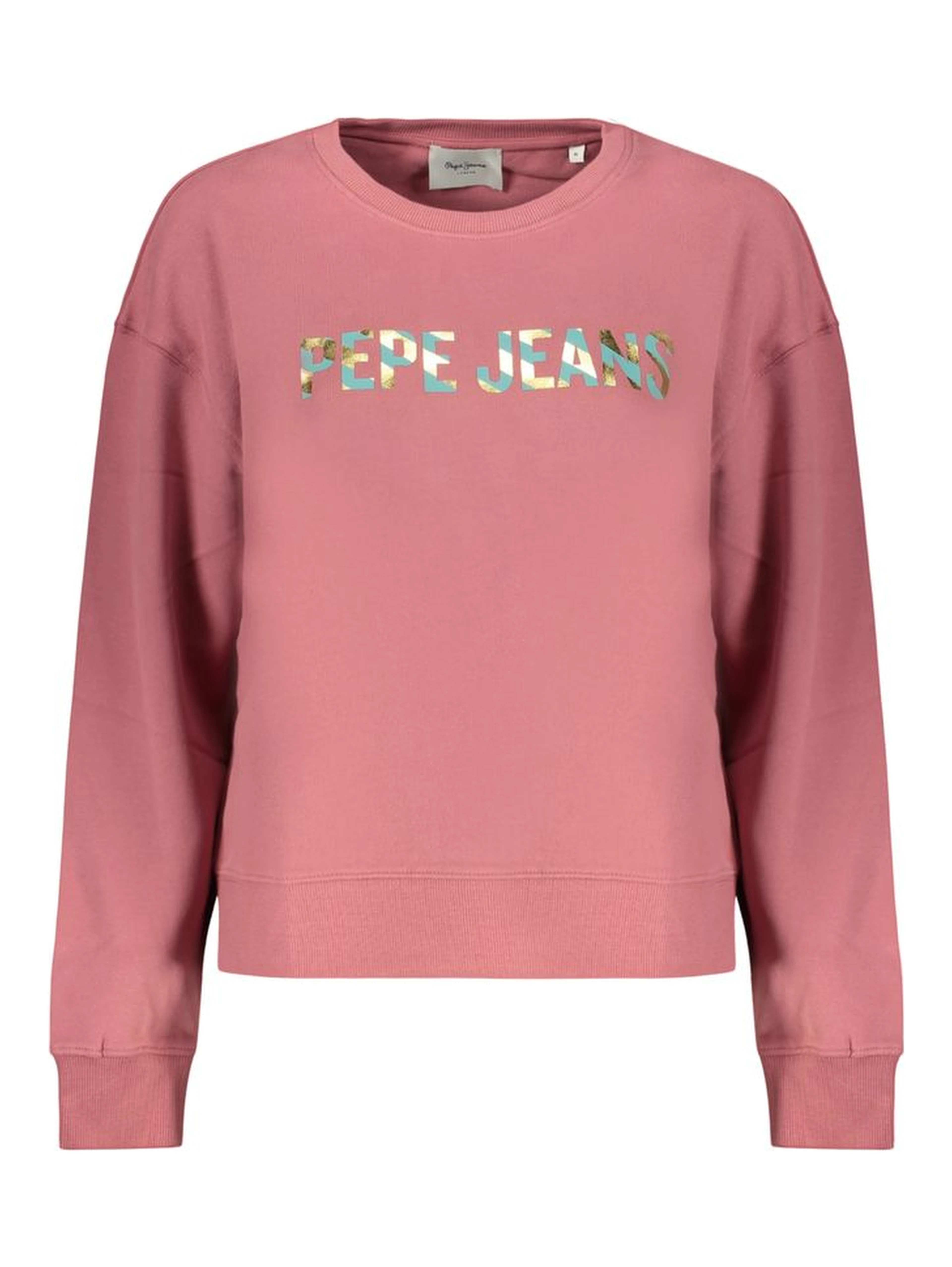Pink Cotton Women Sweatshirt