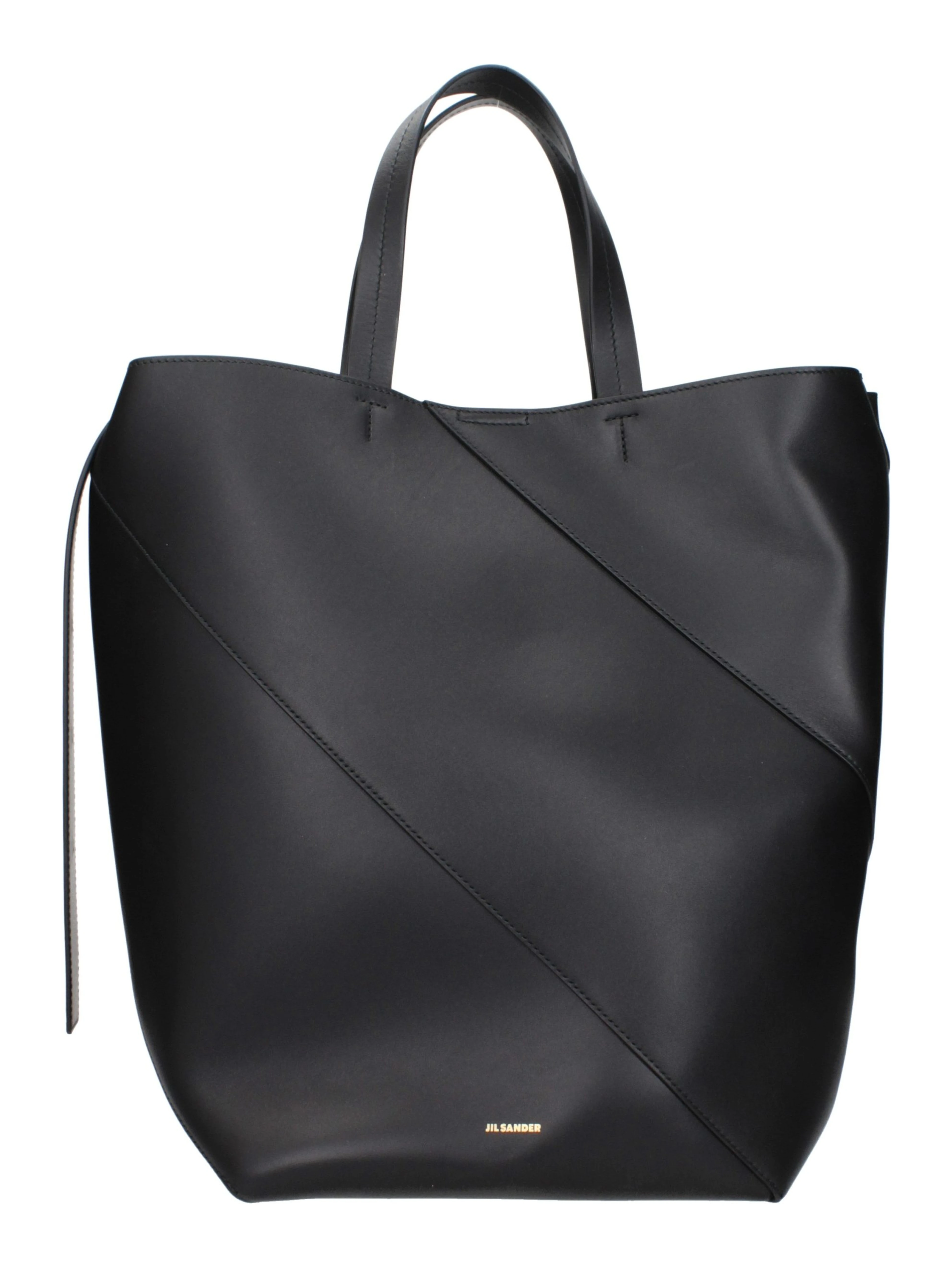 Black Leather Crossbody Bag