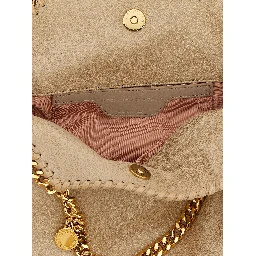 Beige Polyester Shoulder Bag
