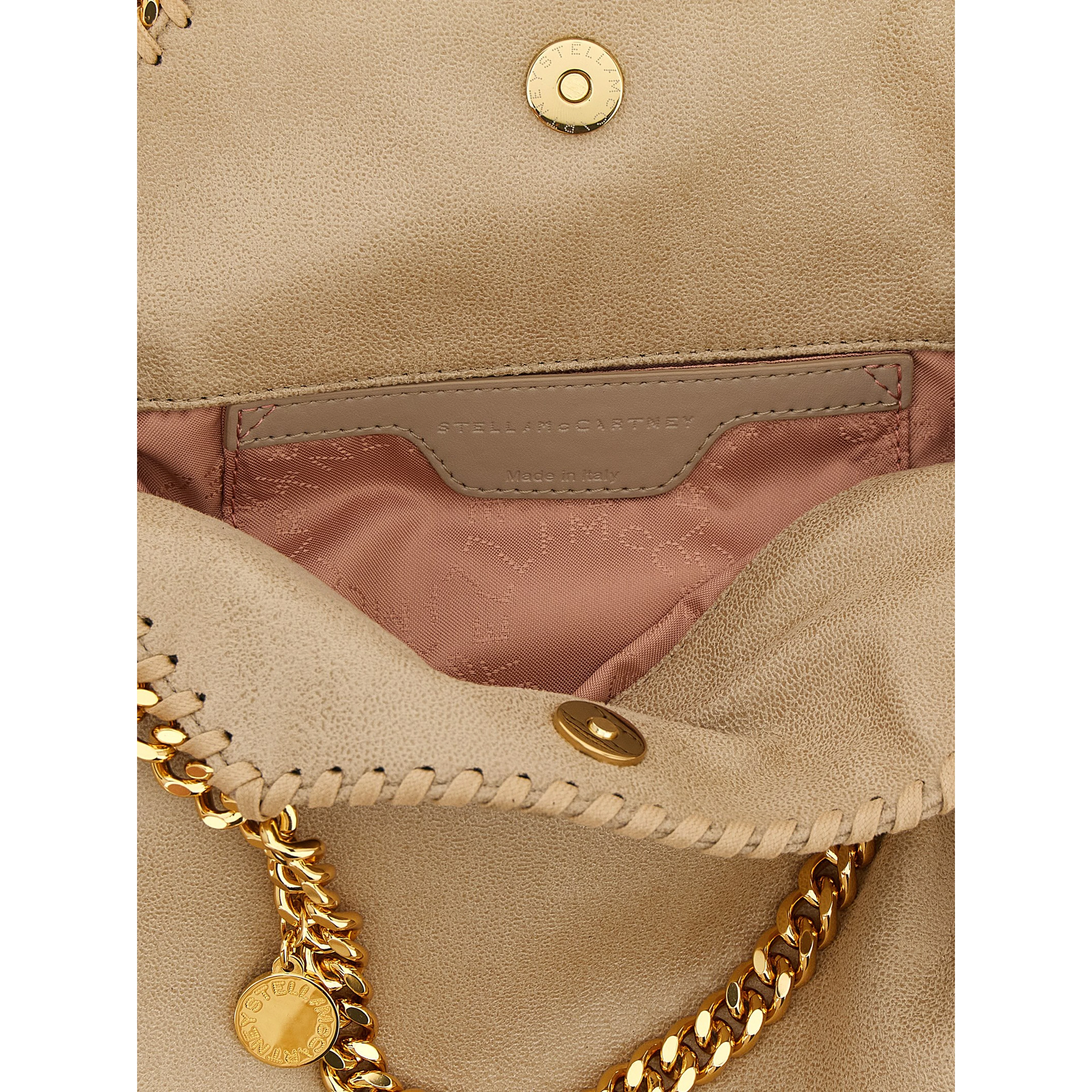 Beige Polyester Shoulder Bag