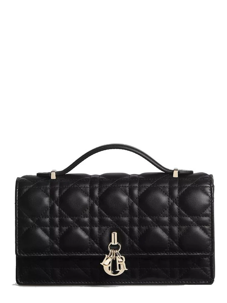 Black Leather Shoulder Bag