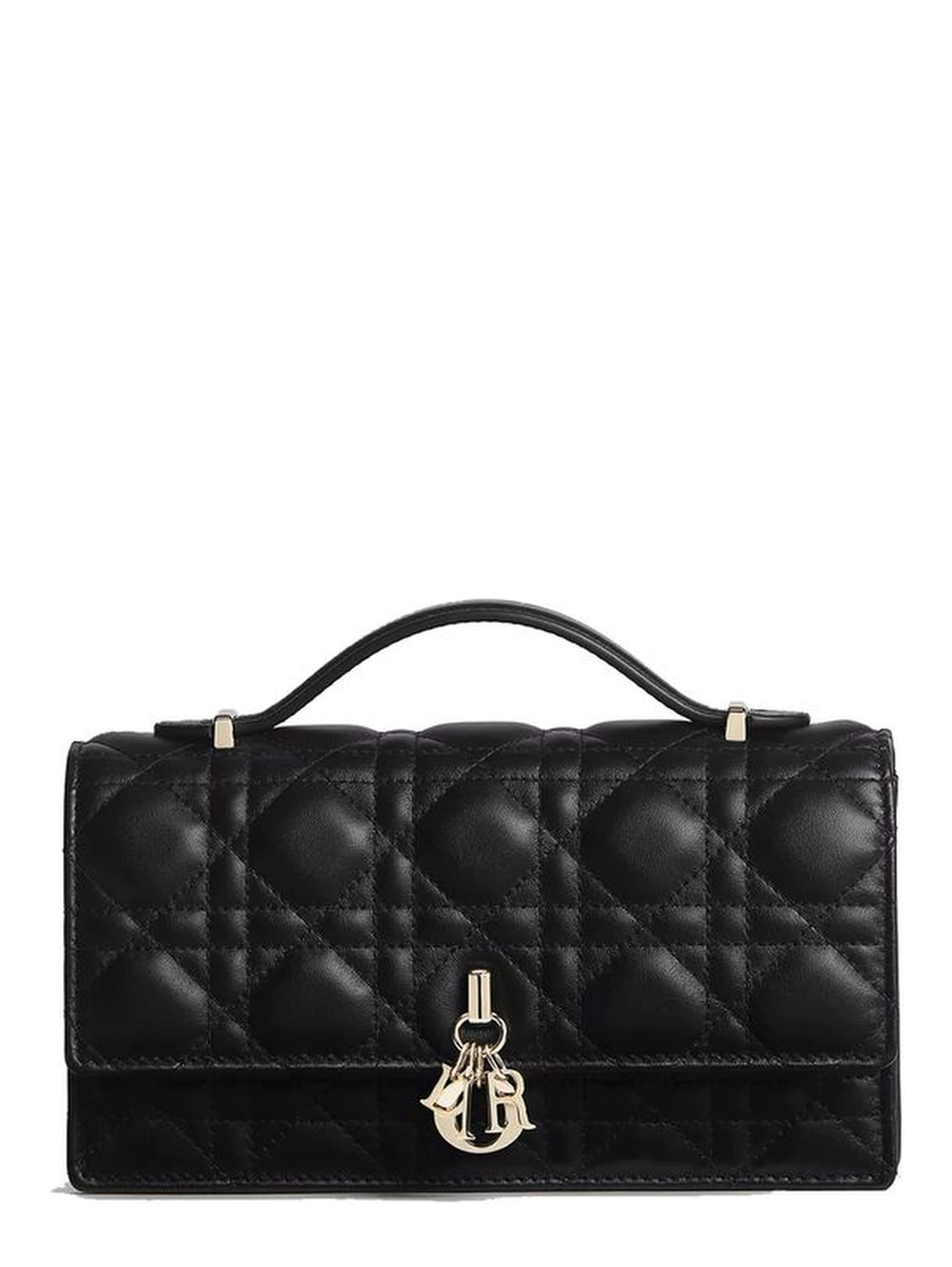 Black Leather Shoulder Bag