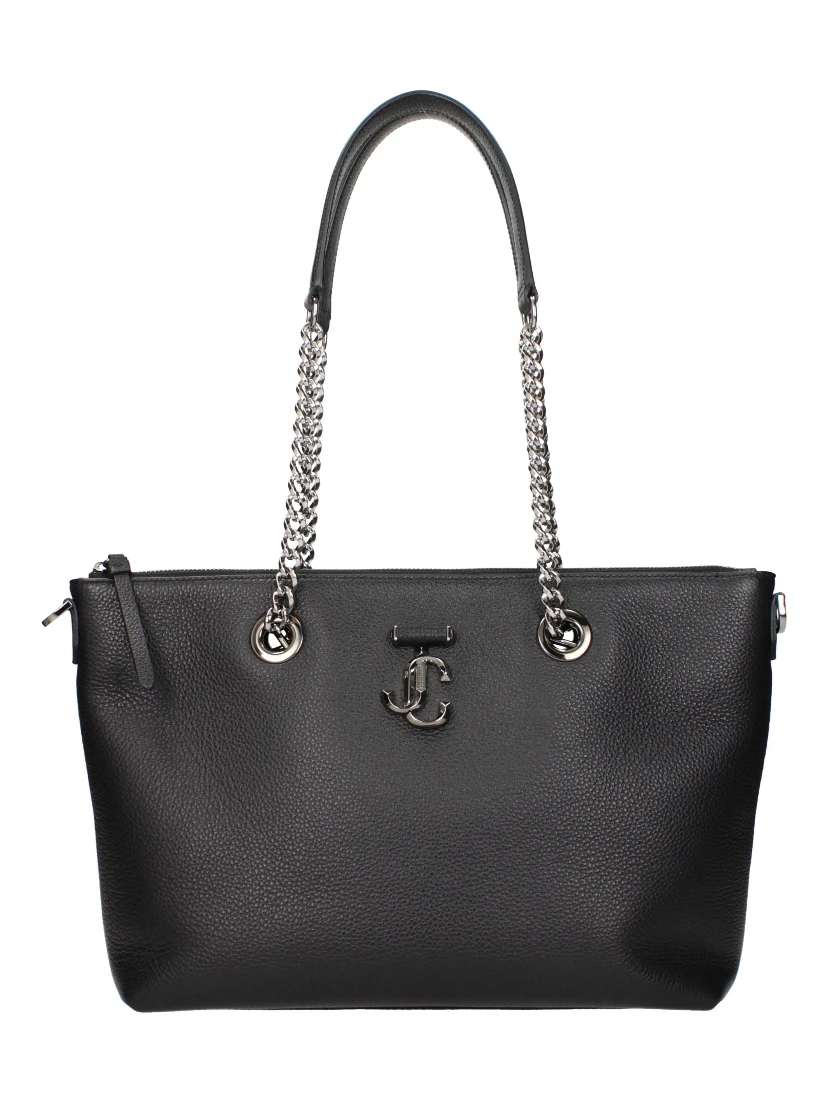 Black Leather Shoulder Bag