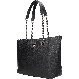 Black Leather Shoulder Bag