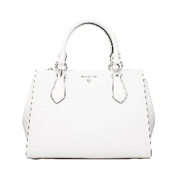 White Leather Handbag