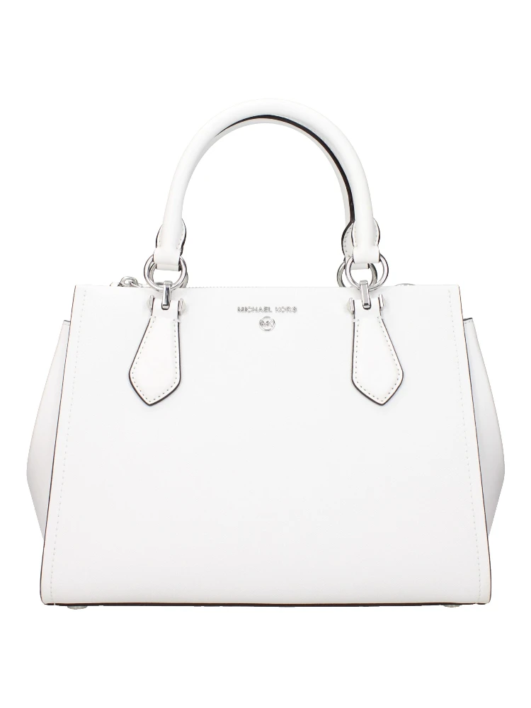 White Leather Handbag