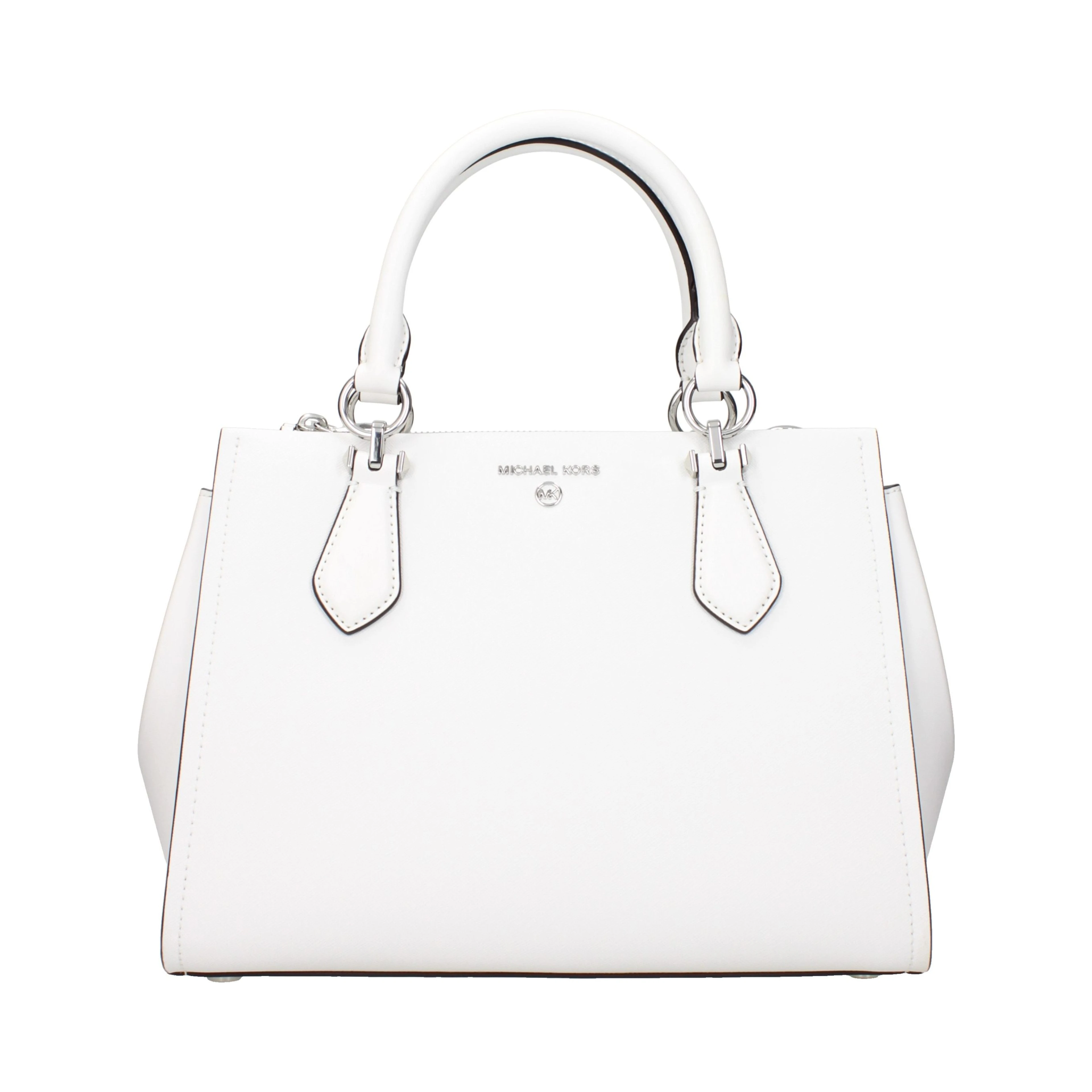 White Leather Handbag