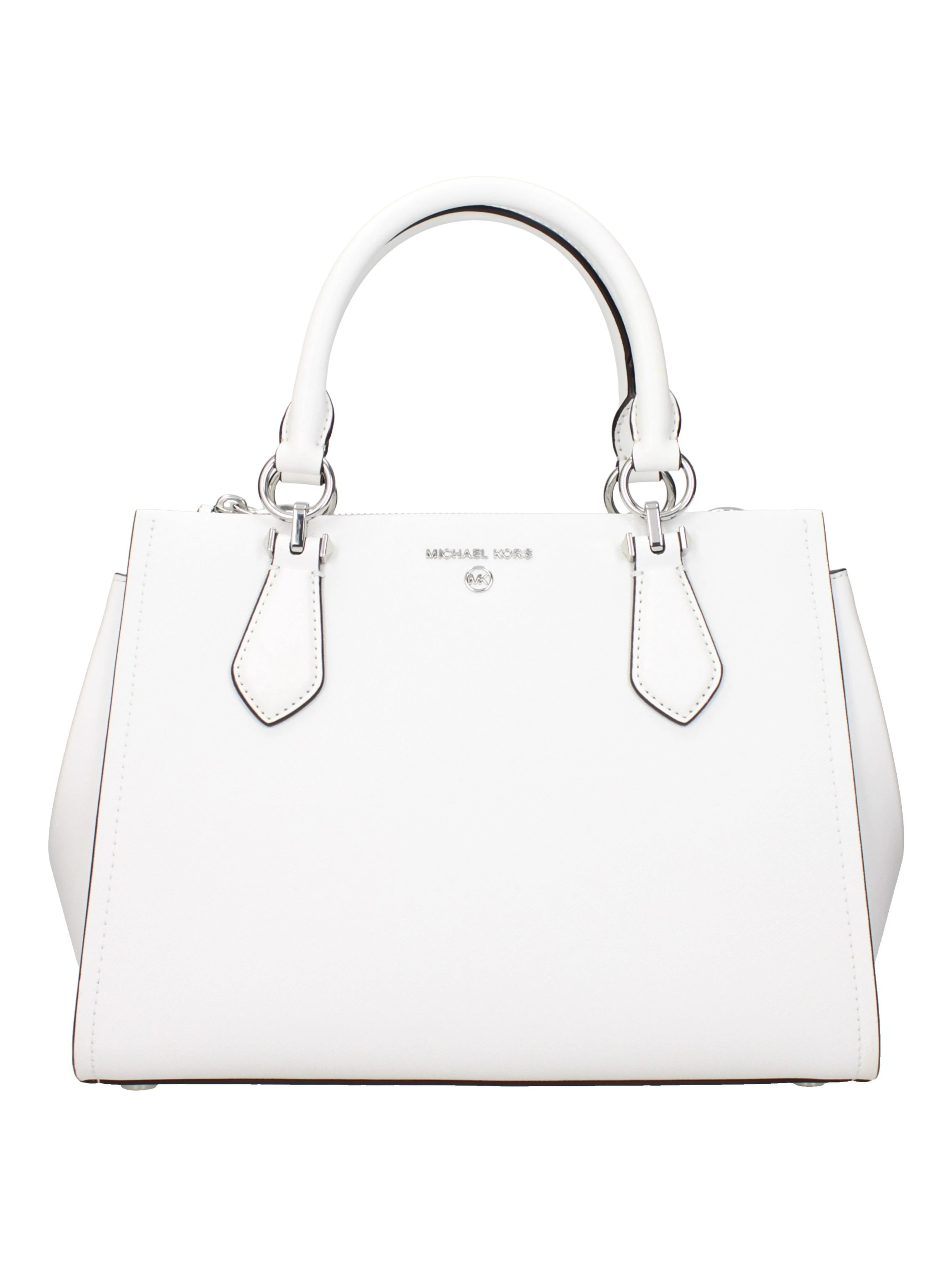 White Leather Handbag