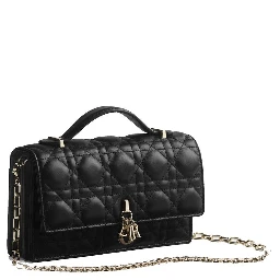 Black Leather Shoulder Bag