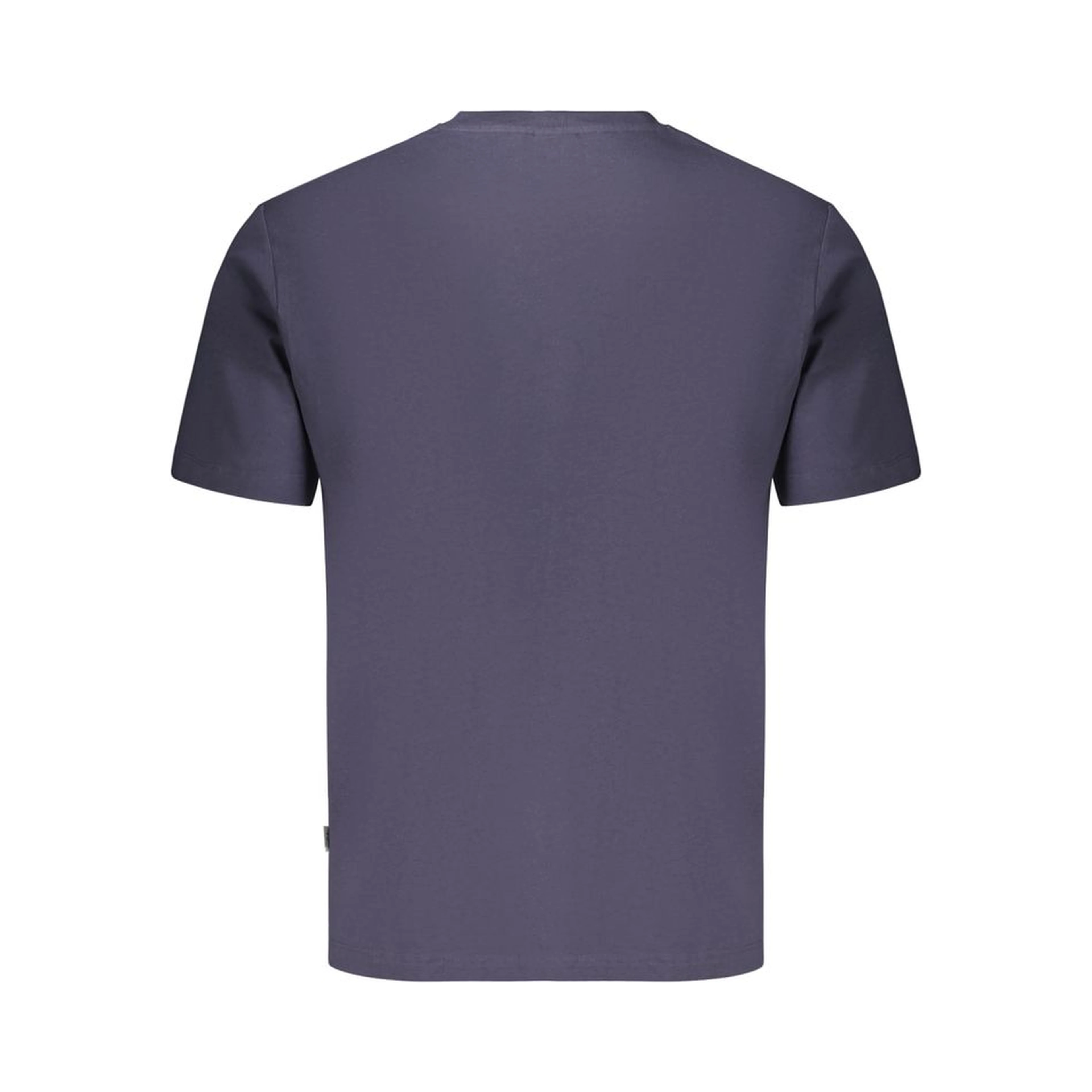 Blue Cotton Men's T-Shirt