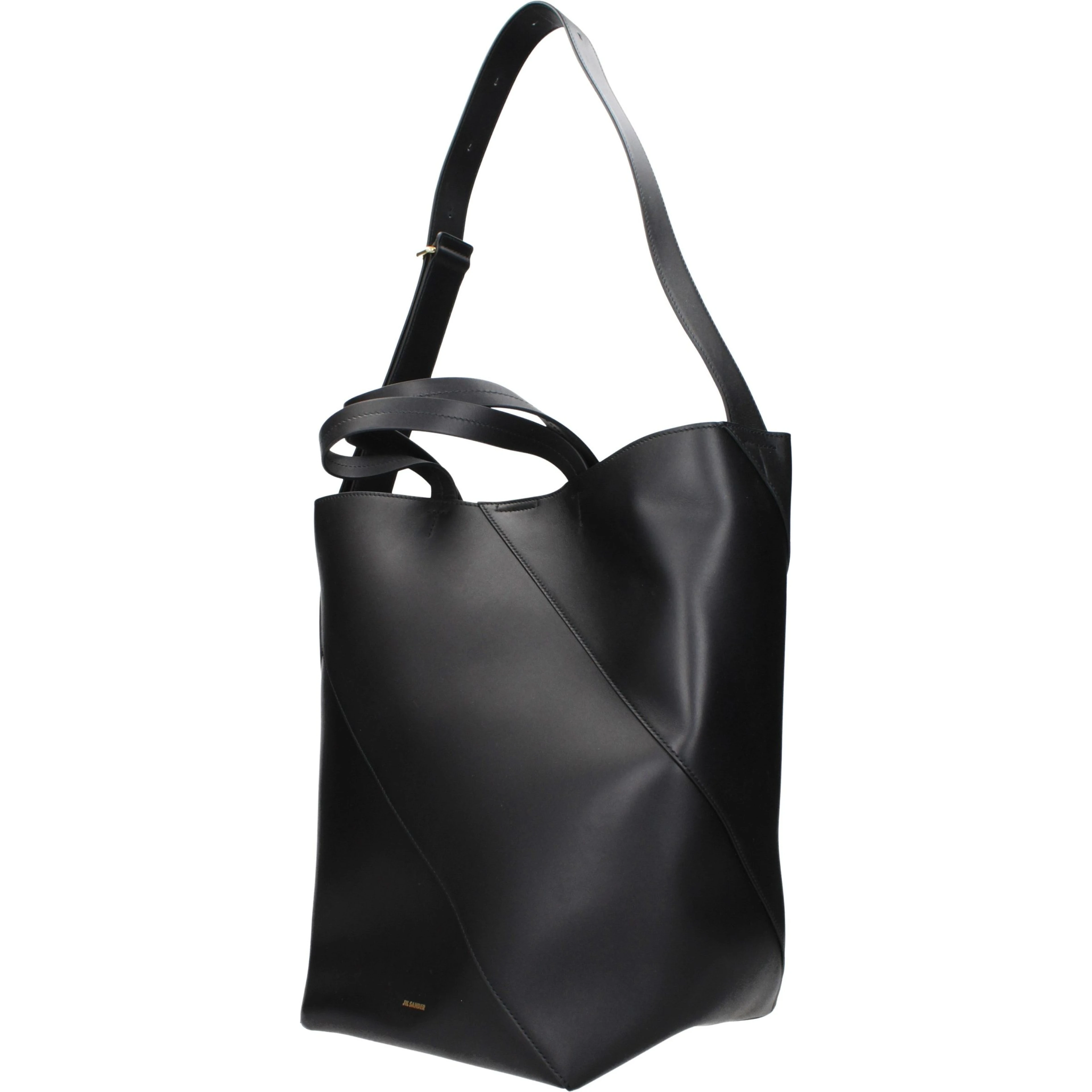 Black Leather Crossbody Bag