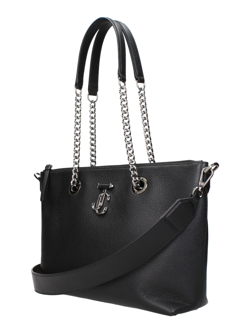 Black Leather Shoulder Bag
