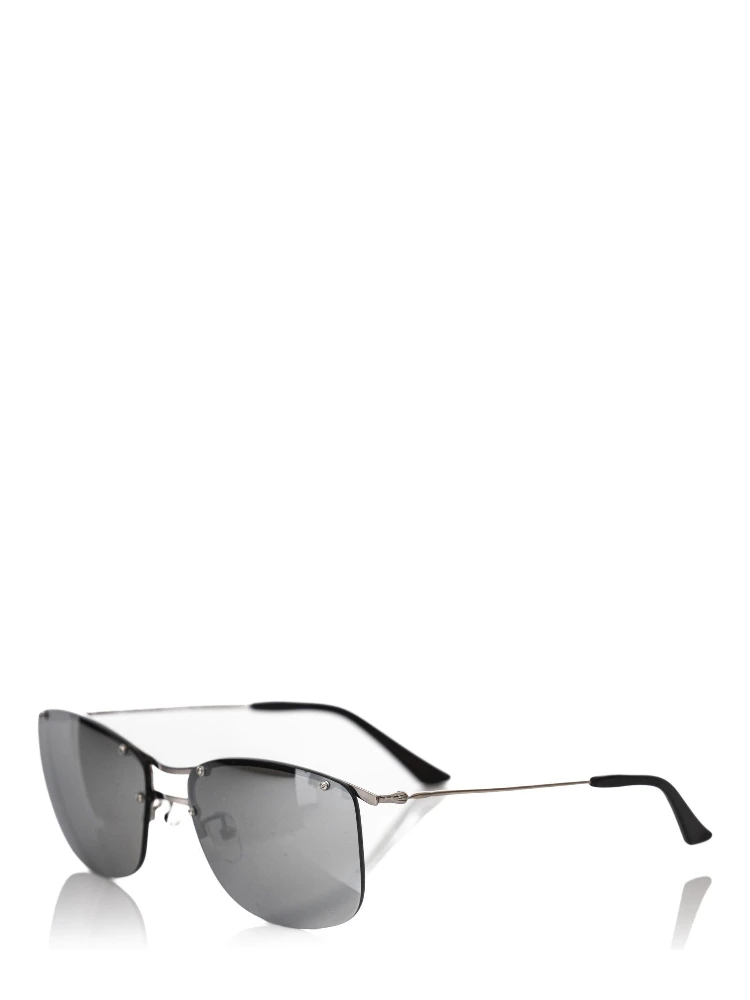 Silver Metallic Fibre Men Sunglass alternative