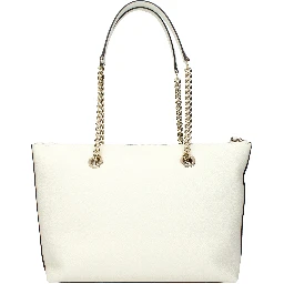 White Leather Shoulder Bag