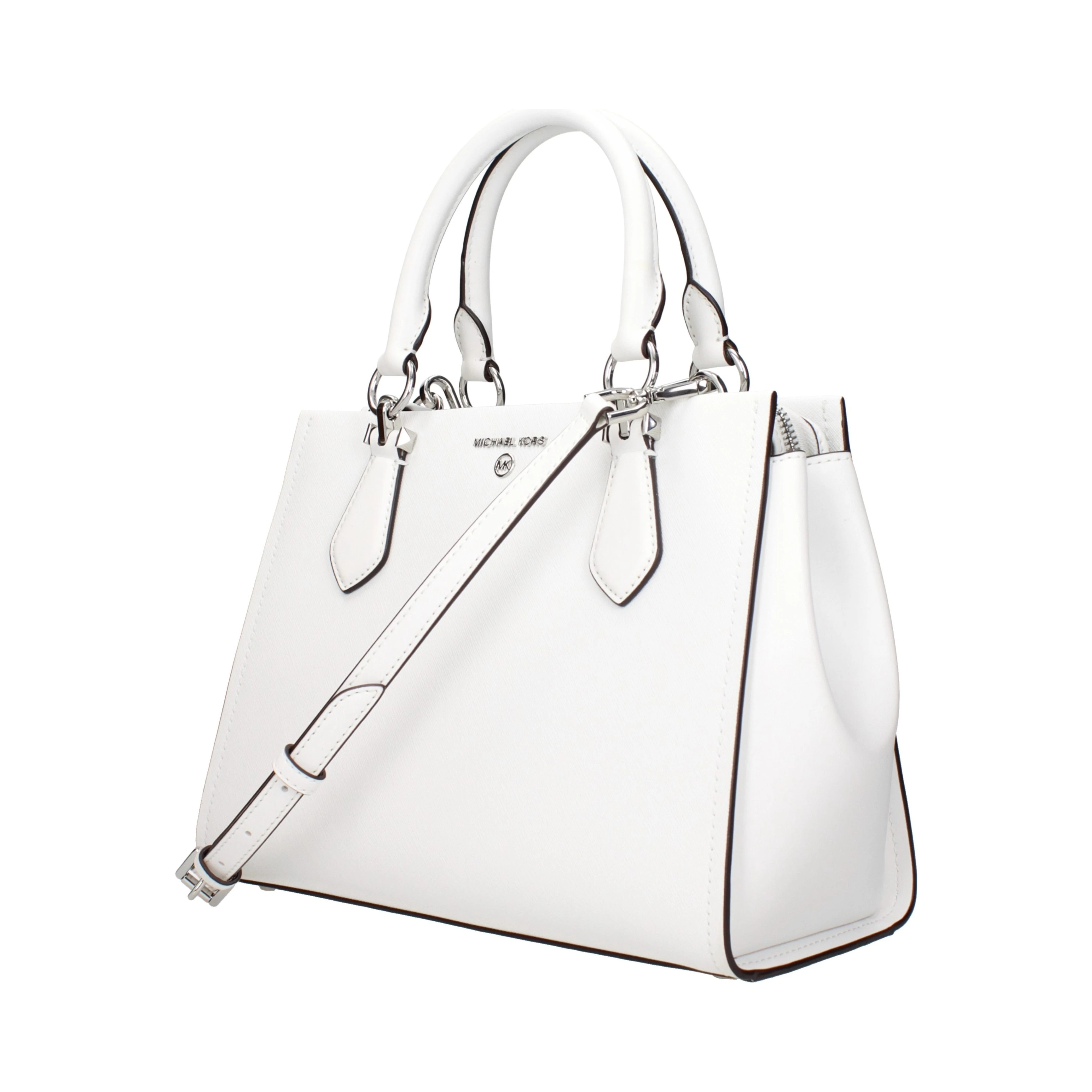 White Leather Handbag