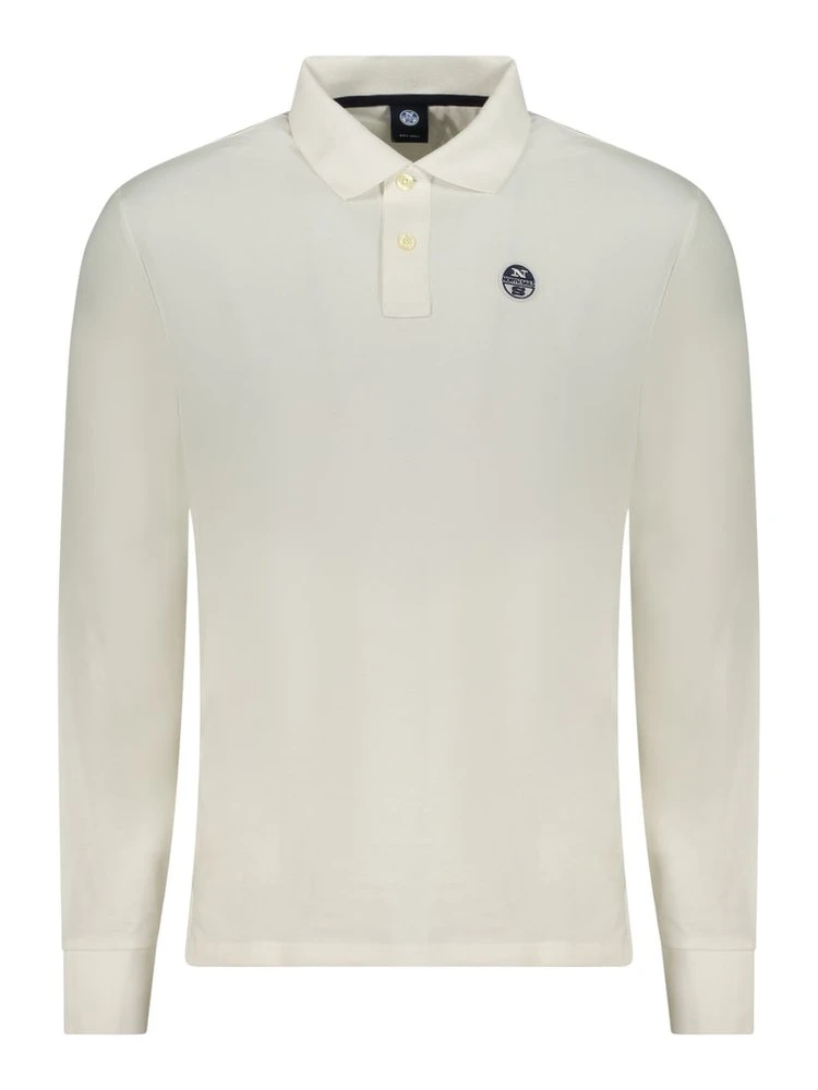 White Cotton Men's Polo Shirt
