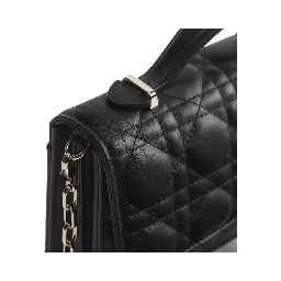 Black Leather Shoulder Bag