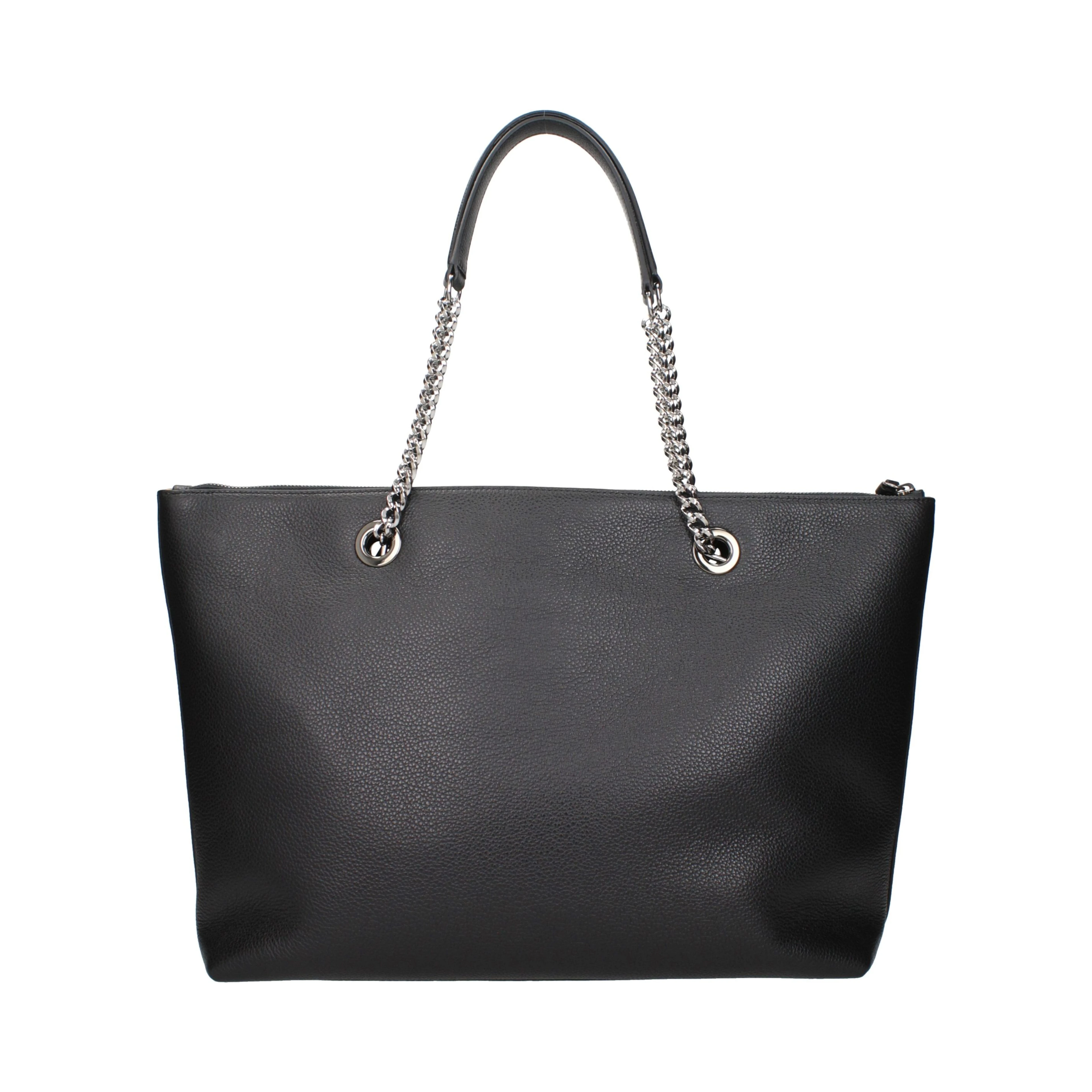 Black Leather Shoulder Bag
