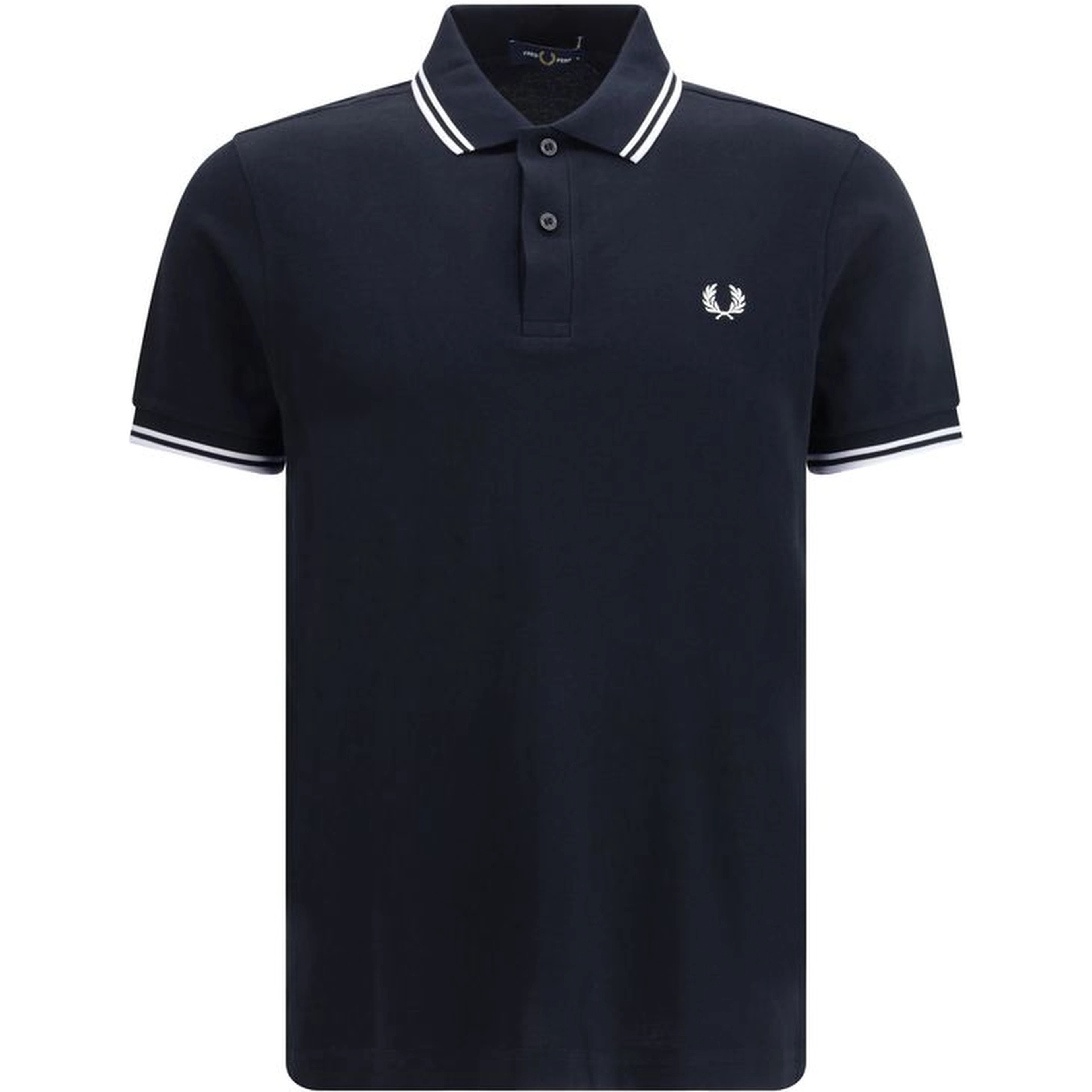 Blue Cotton Polo Shirt