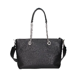 Black Leather Shoulder Bag