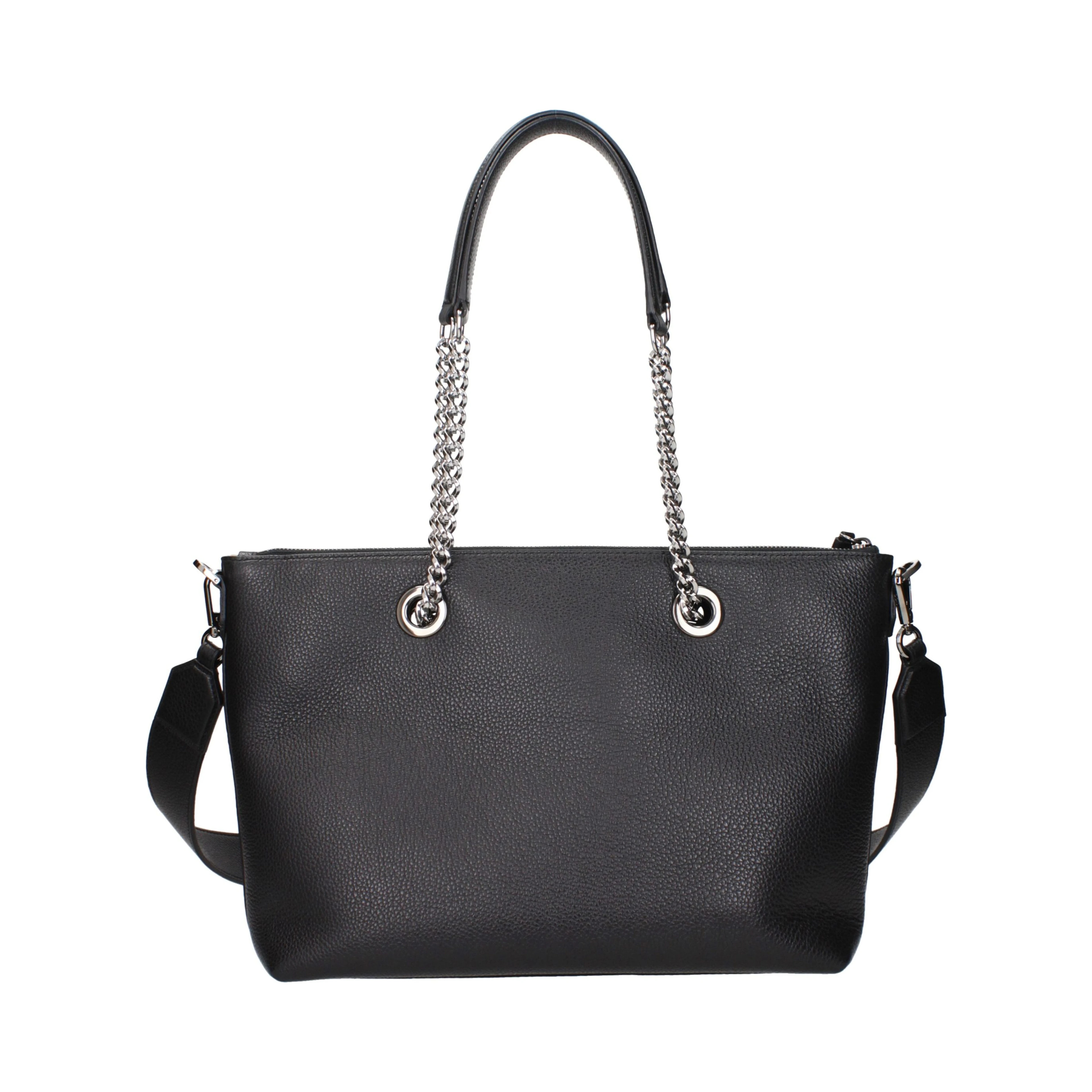 Black Leather Shoulder Bag