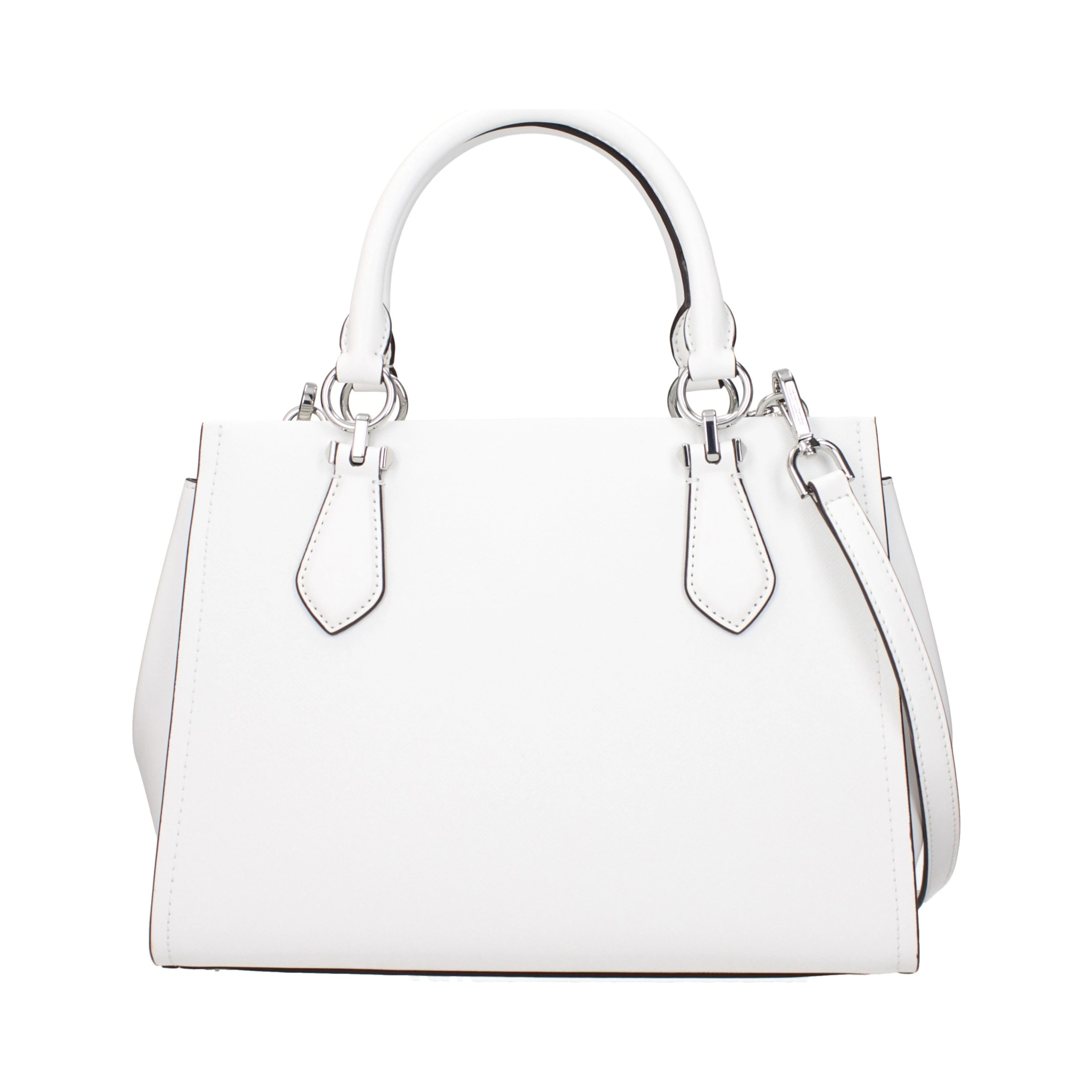 White Leather Handbag