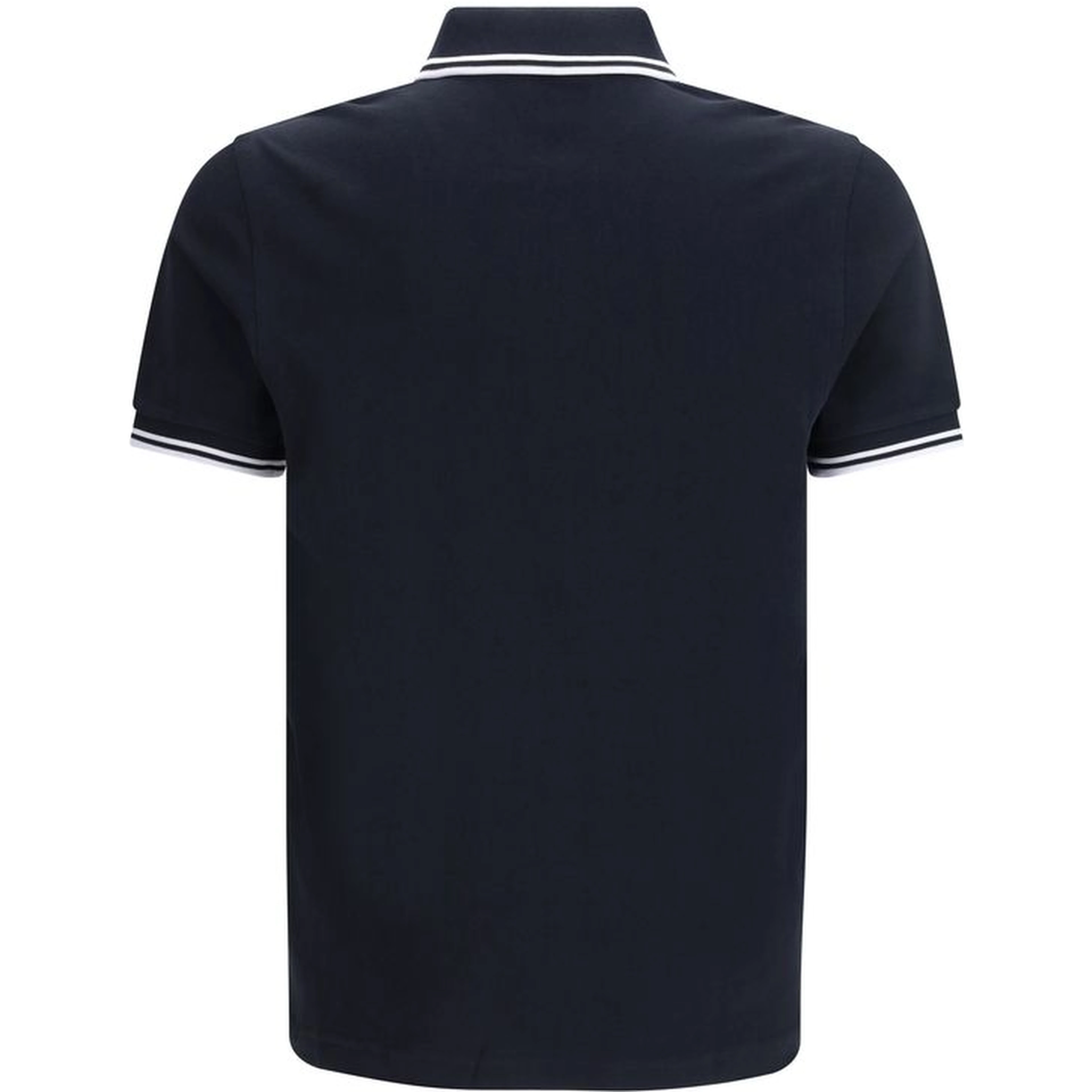 Blue Cotton Polo Shirt