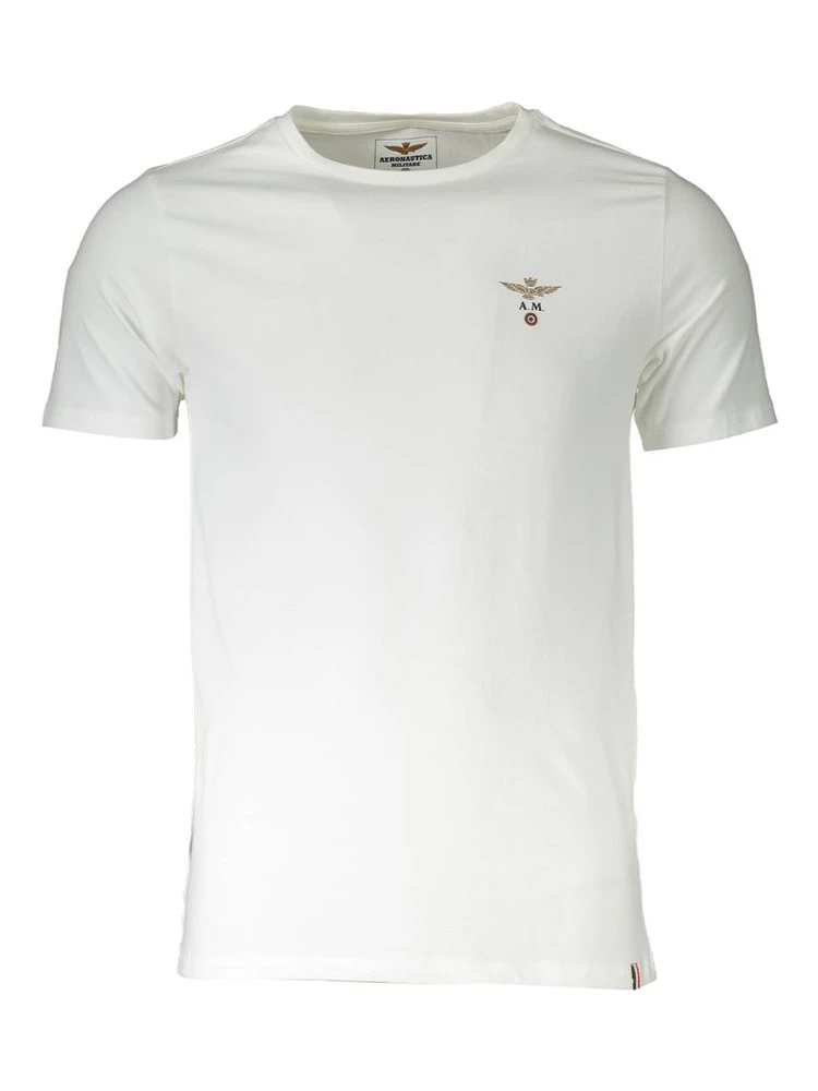 White Cotton Men's T-Shirt