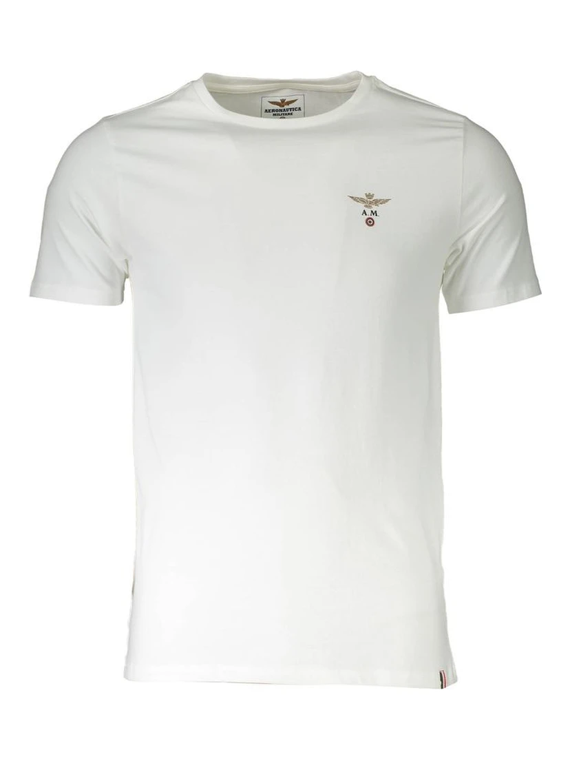 White Cotton Men's T-Shirt