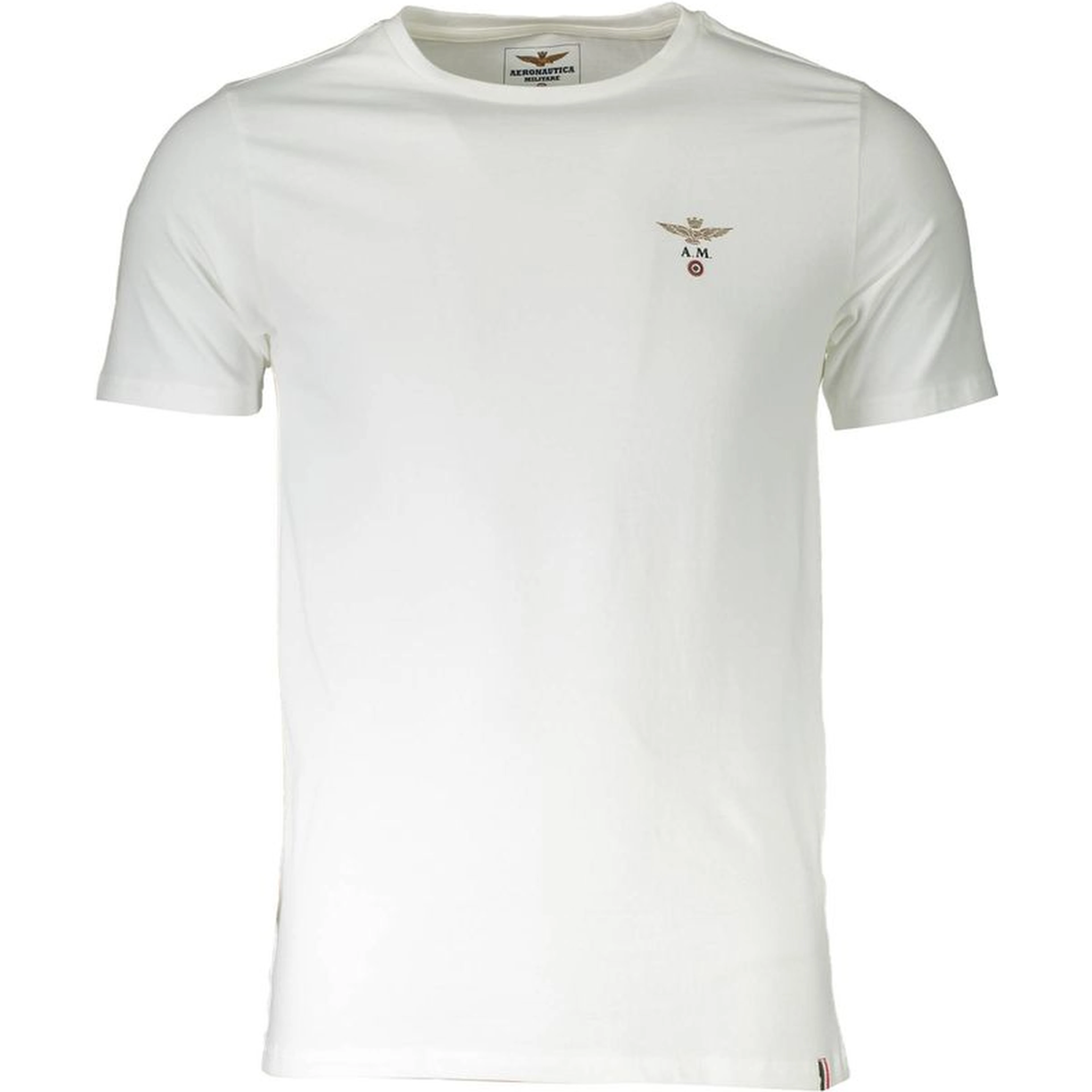 White Cotton Men's T-Shirt