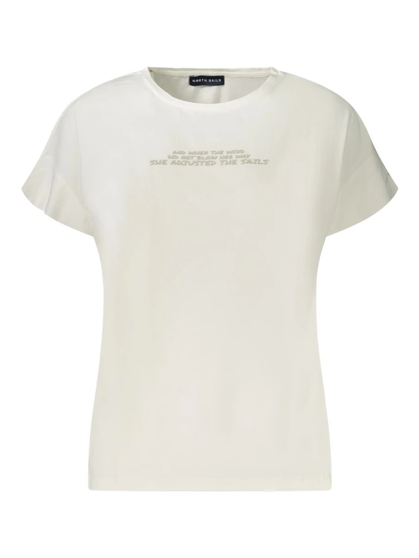 Bianco Cotton Women T-Shirt