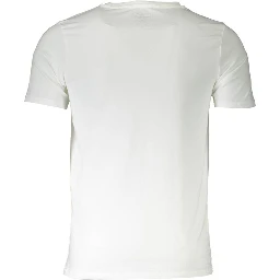 White Cotton Men's T-Shirt