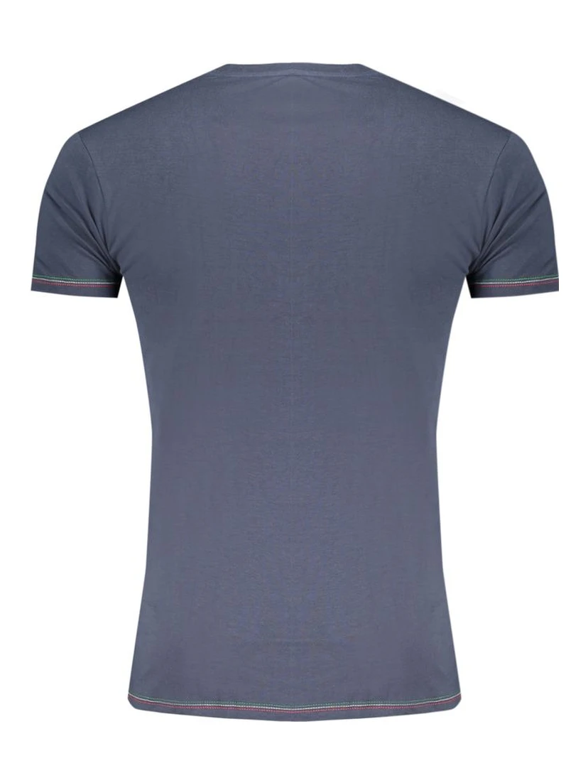 Blue Cotton Men's Underwear T-Shirt