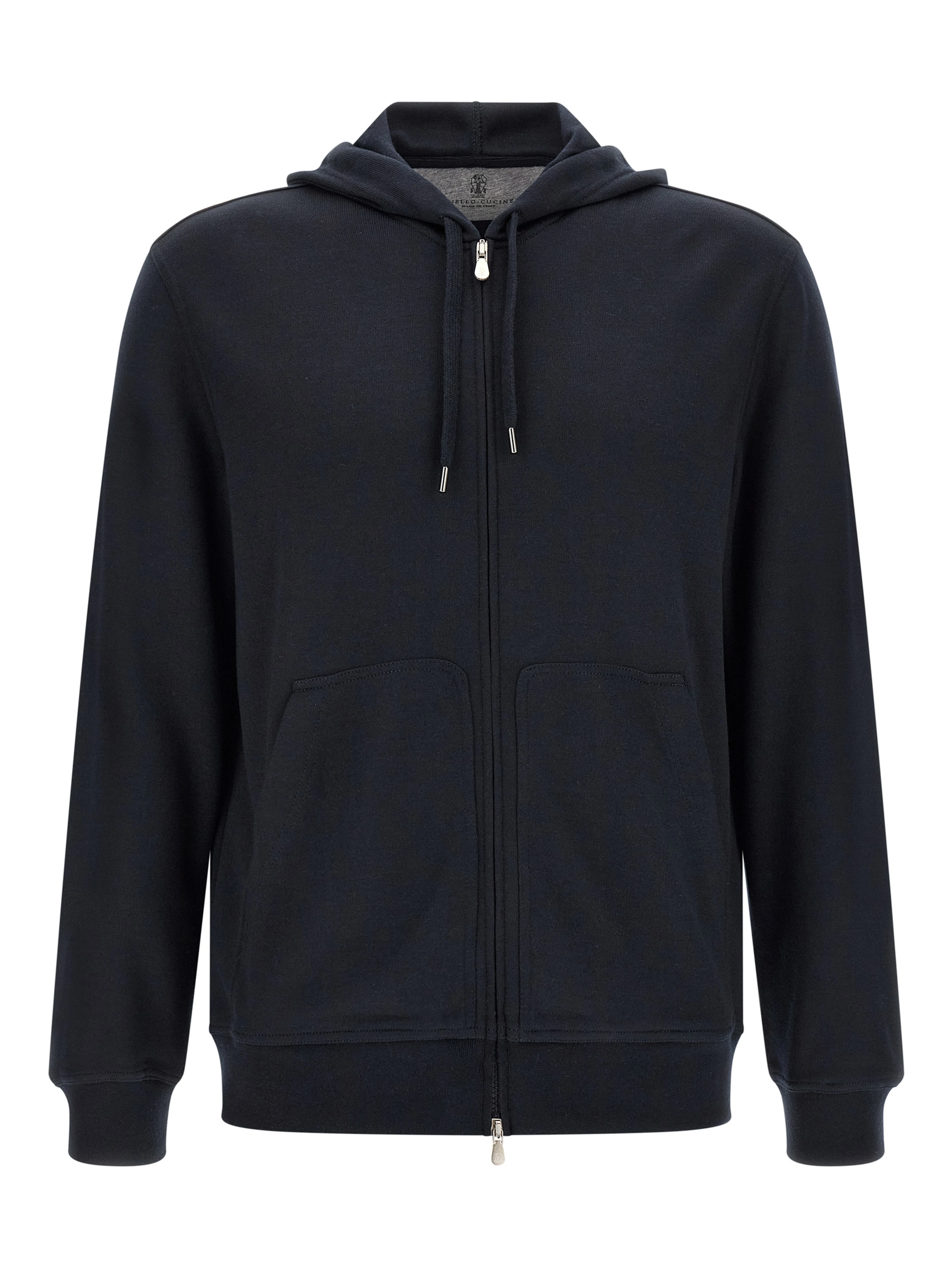 Blue Cashmere Sweatshirt