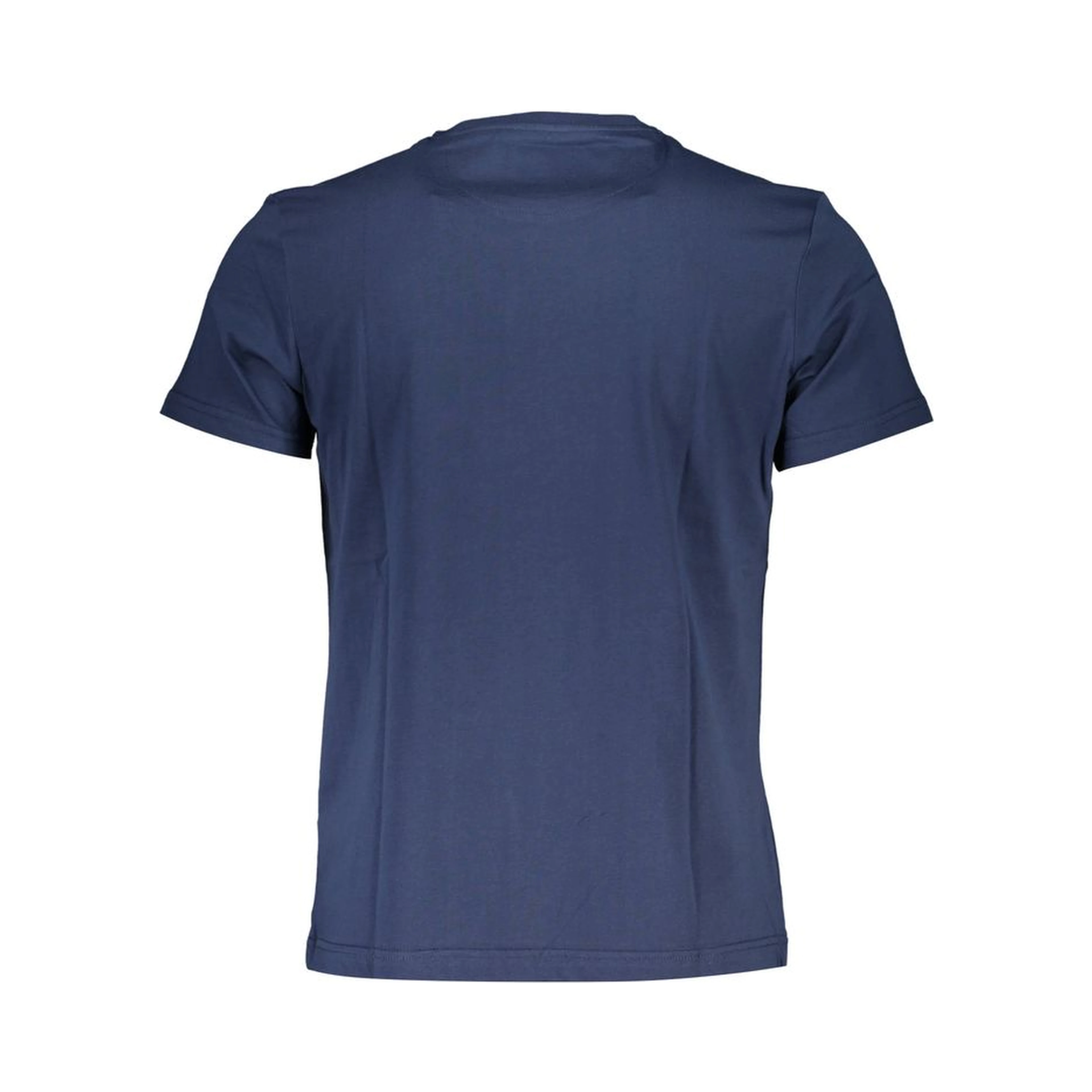 Blue Cotton Men T-Shirt