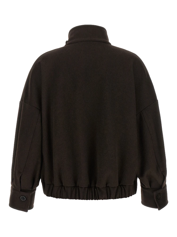 Brown Wool Bomber alternative