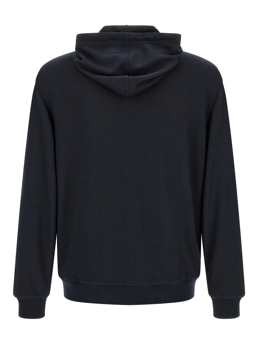 Blue Cashmere Sweatshirt