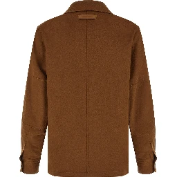 Brown Cashmere Blouse