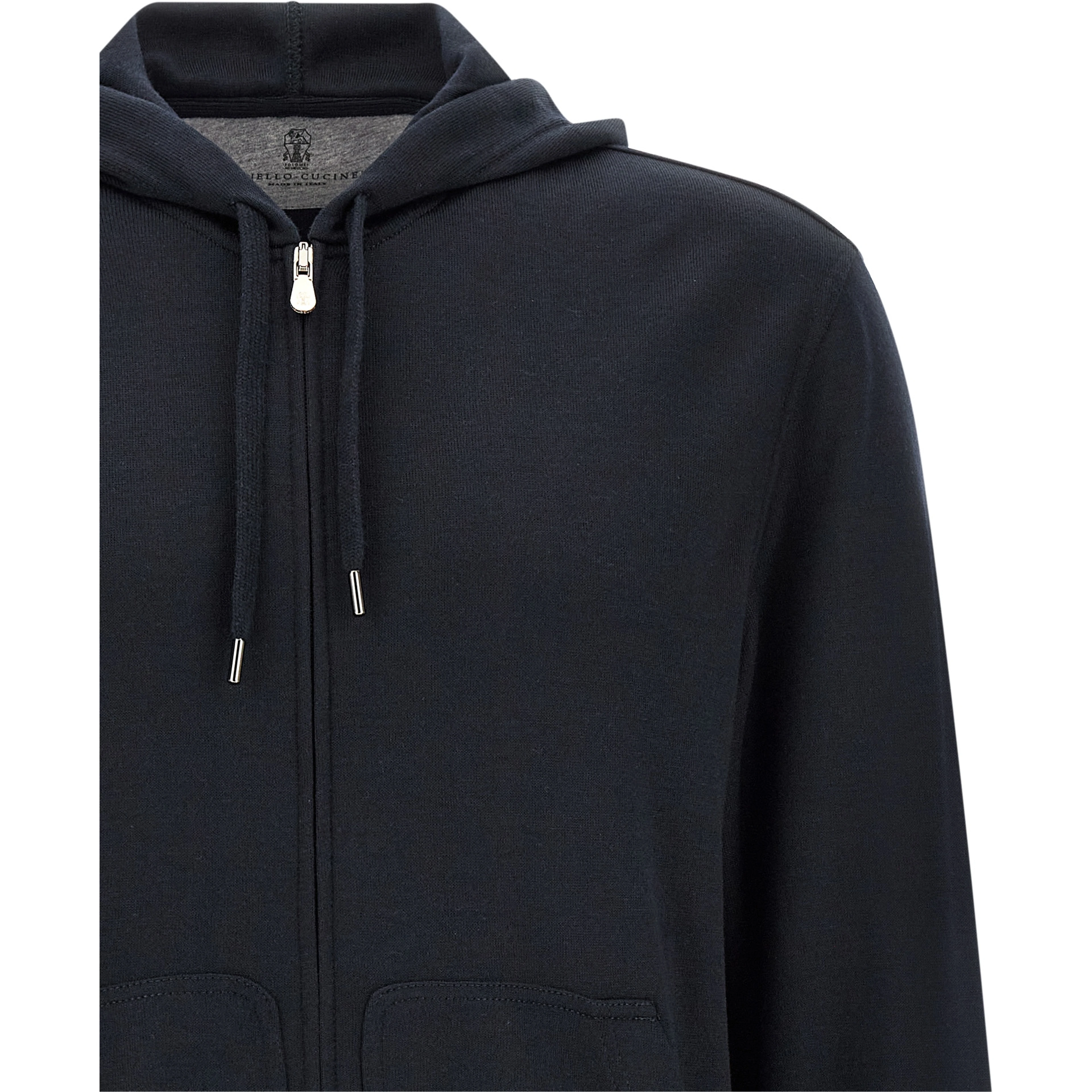 Blue Cashmere Sweatshirt