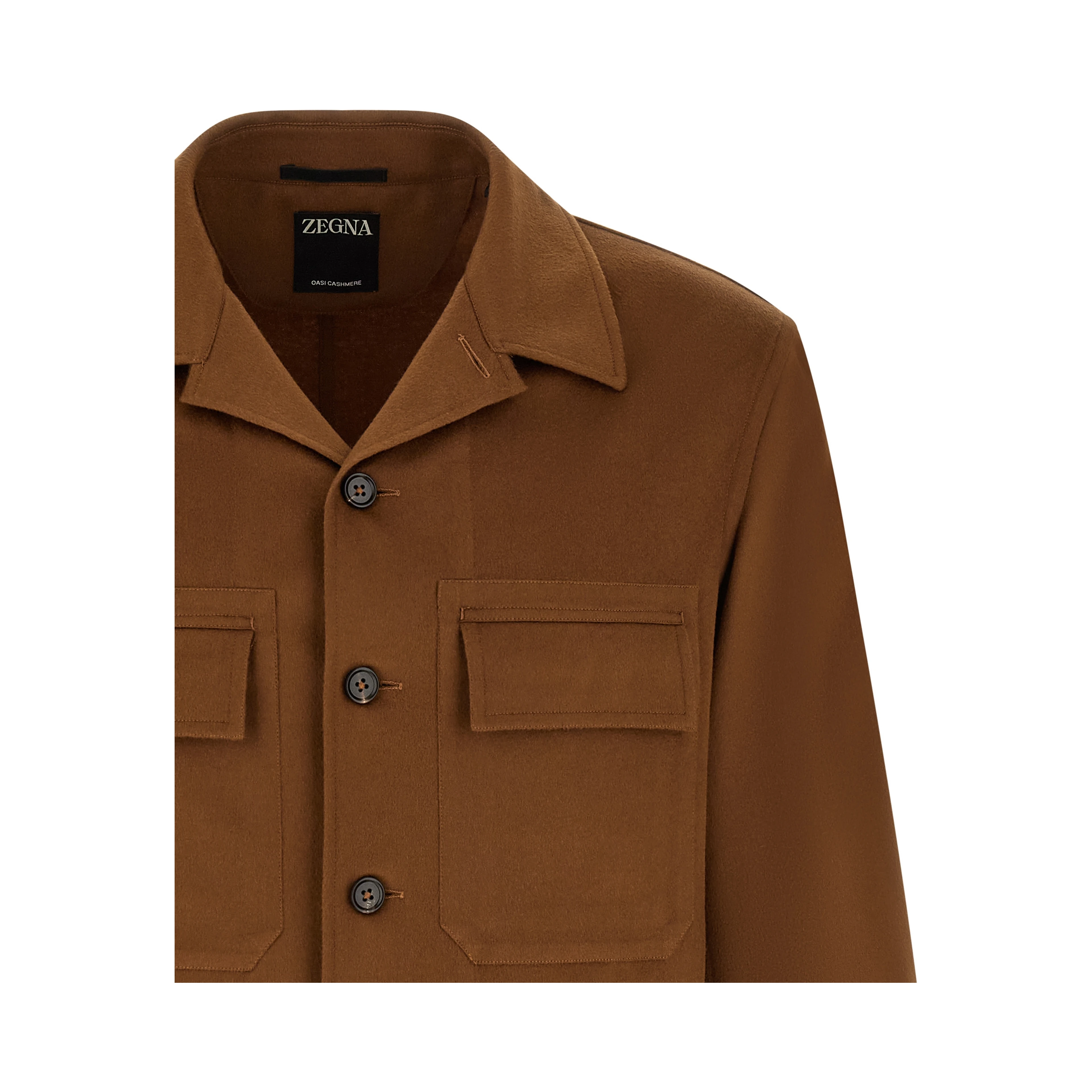 Brown Cashmere Blouse
