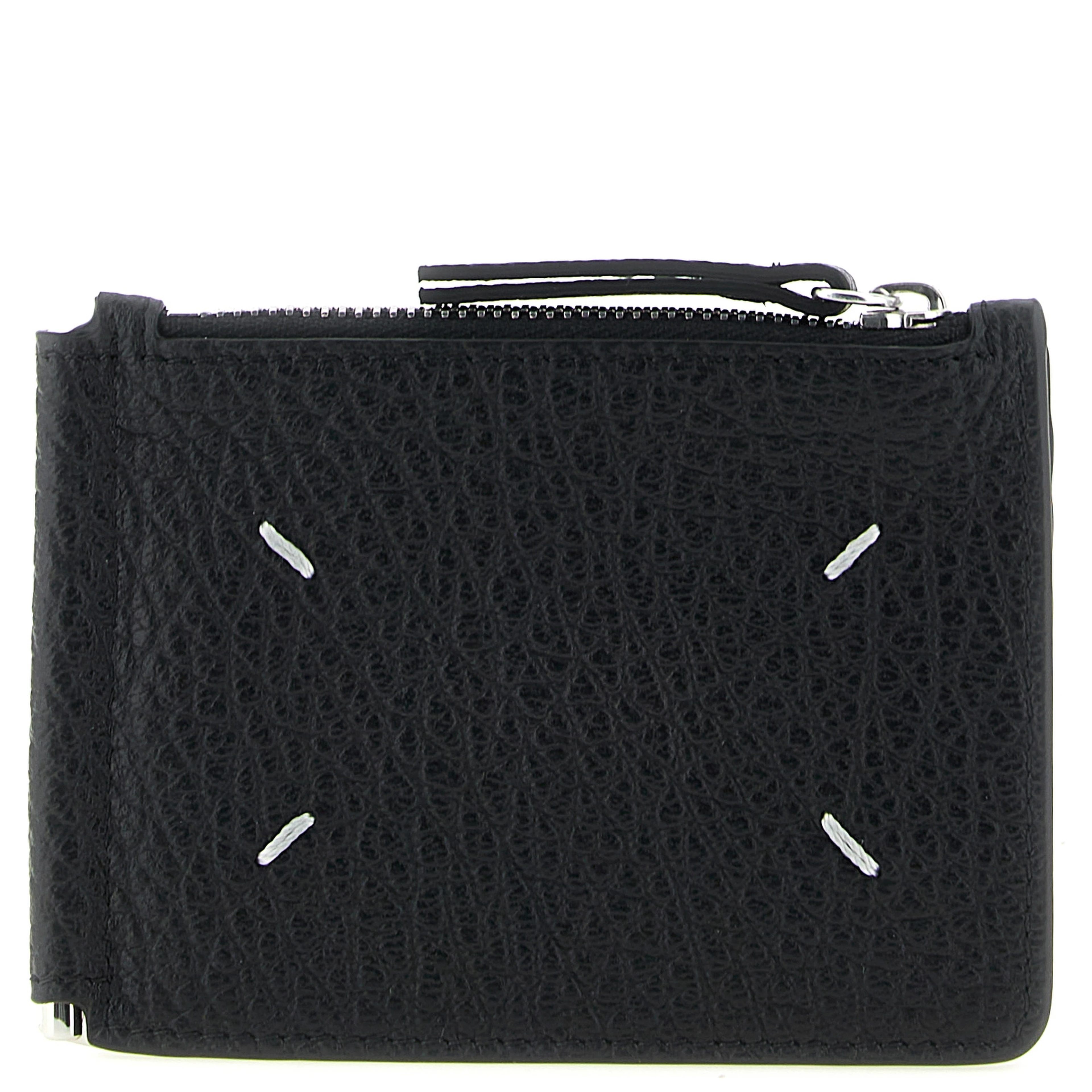 Black Calfskin Leather Wallet