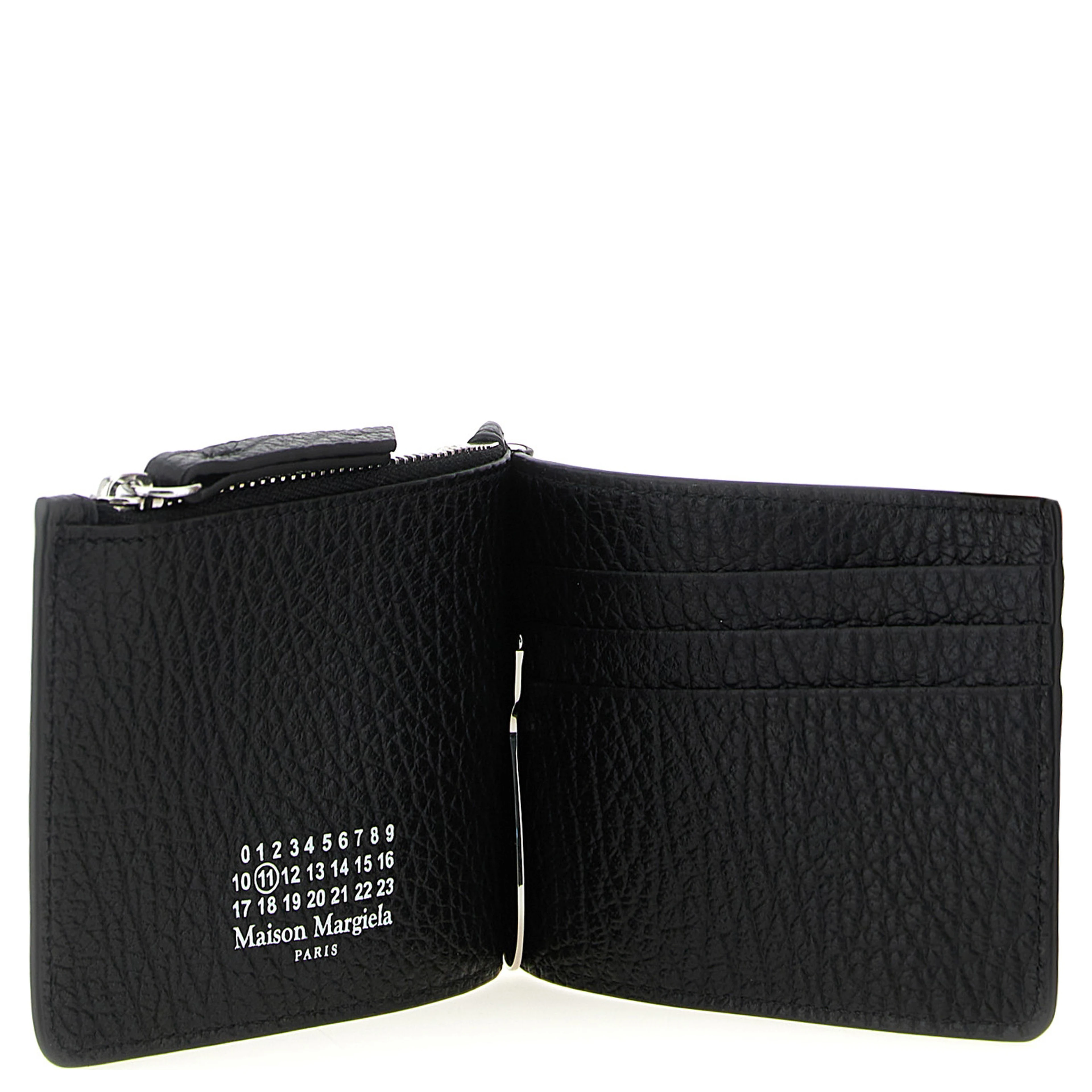 Black Calfskin Leather Wallet